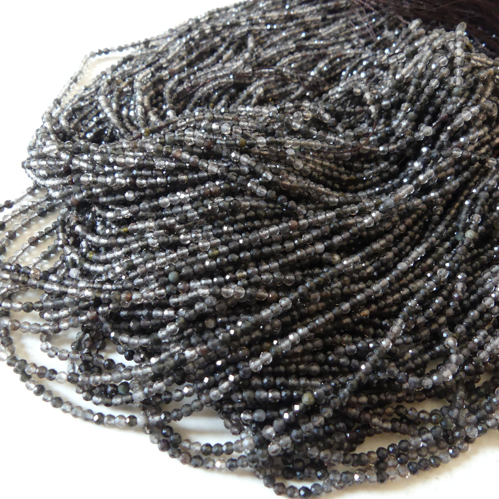 2mm Ice Obsidian Micro Faceted Beads Multi Obsidian Genuine Beads 15.5" Sparkly Gemstone Beads Beading Crafter Gift