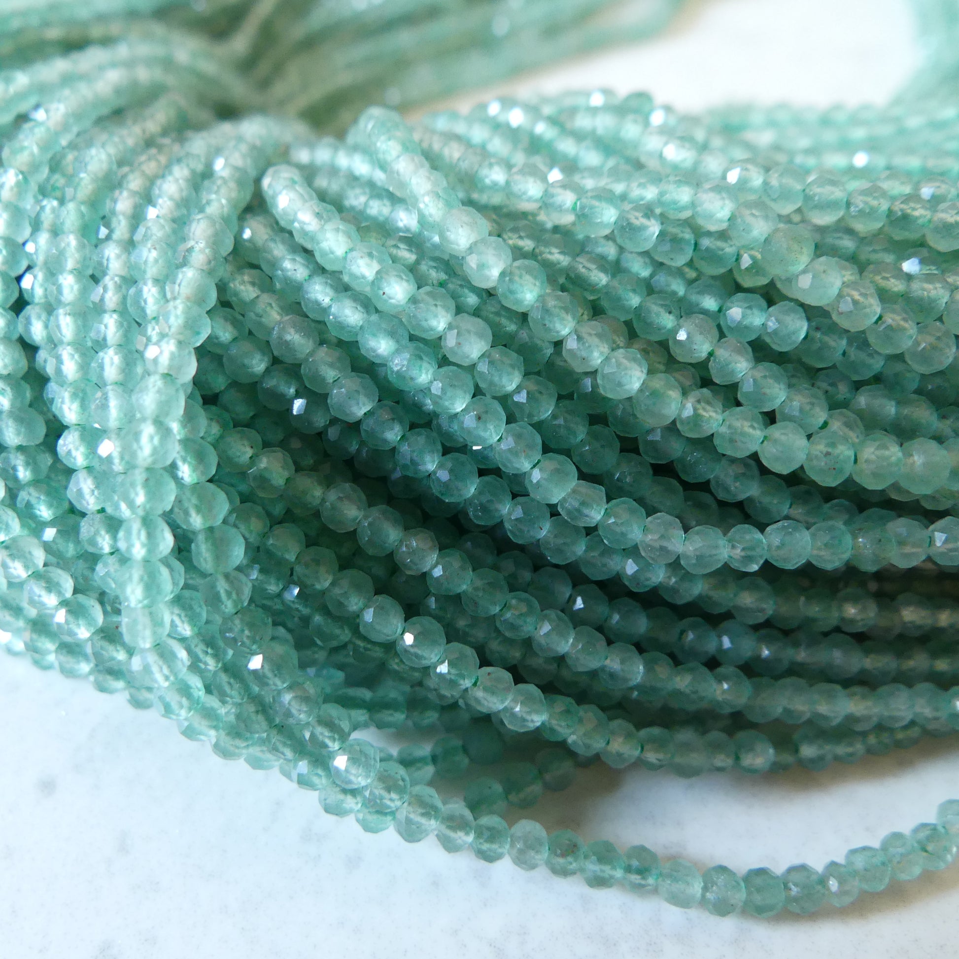 2.5mm AAA Green Aventurine Beads Micro Faceted Beads 15" Green Natural Aventurine Gemstone Beads Beading Crafter Gift DIY jewelry