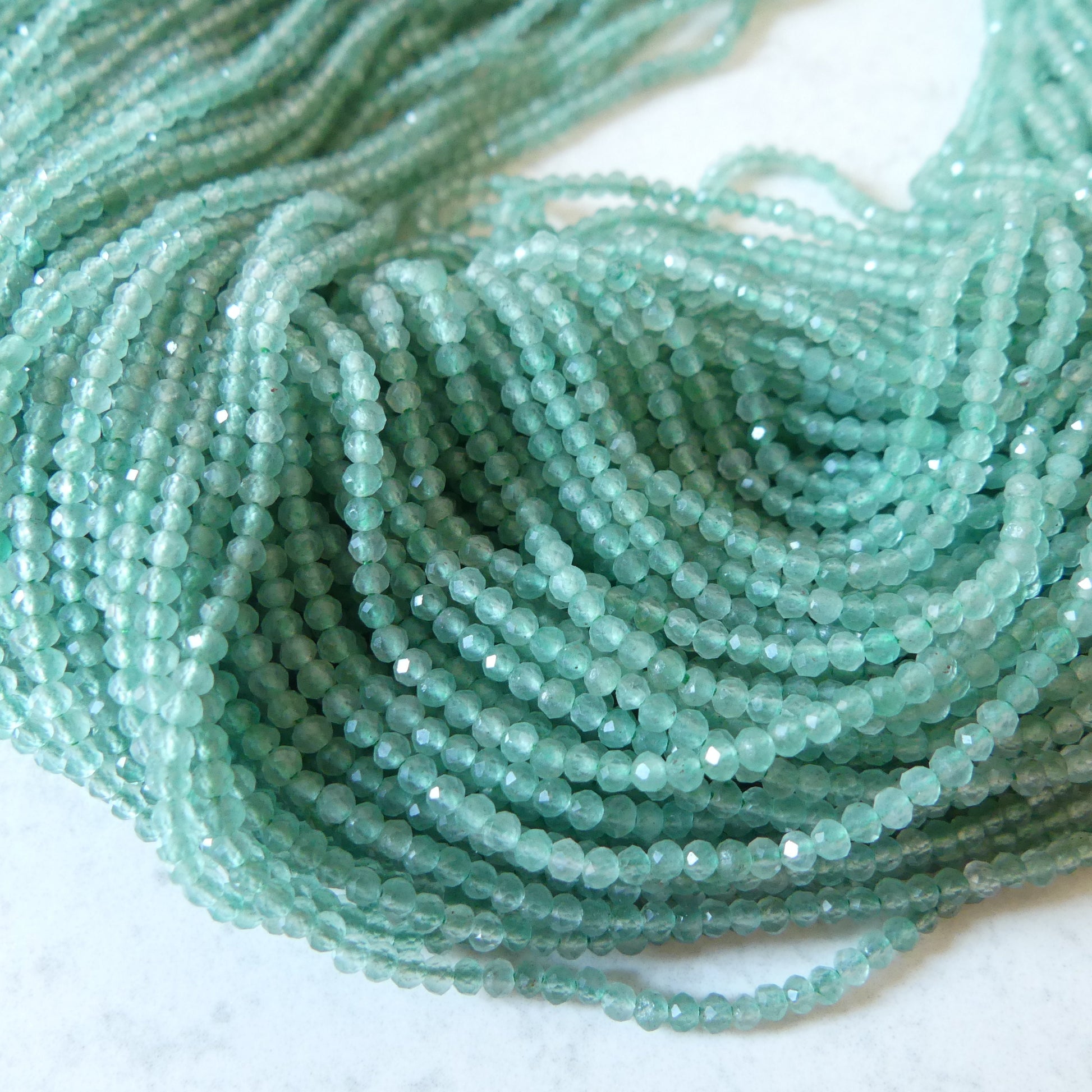 2.5mm AAA Green Aventurine Beads Micro Faceted Beads 15" Green Natural Aventurine Gemstone Beads Beading Crafter Gift DIY jewelry