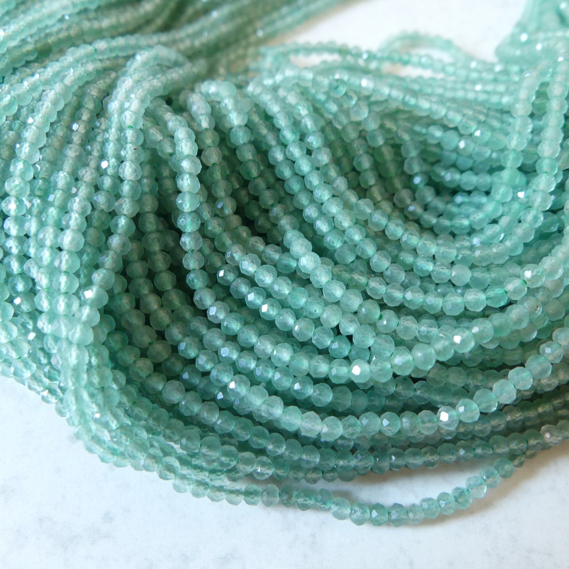2.5mm AAA Green Aventurine Beads Micro Faceted Beads 15" Green Natural Aventurine Gemstone Beads Beading Crafter Gift DIY jewelry