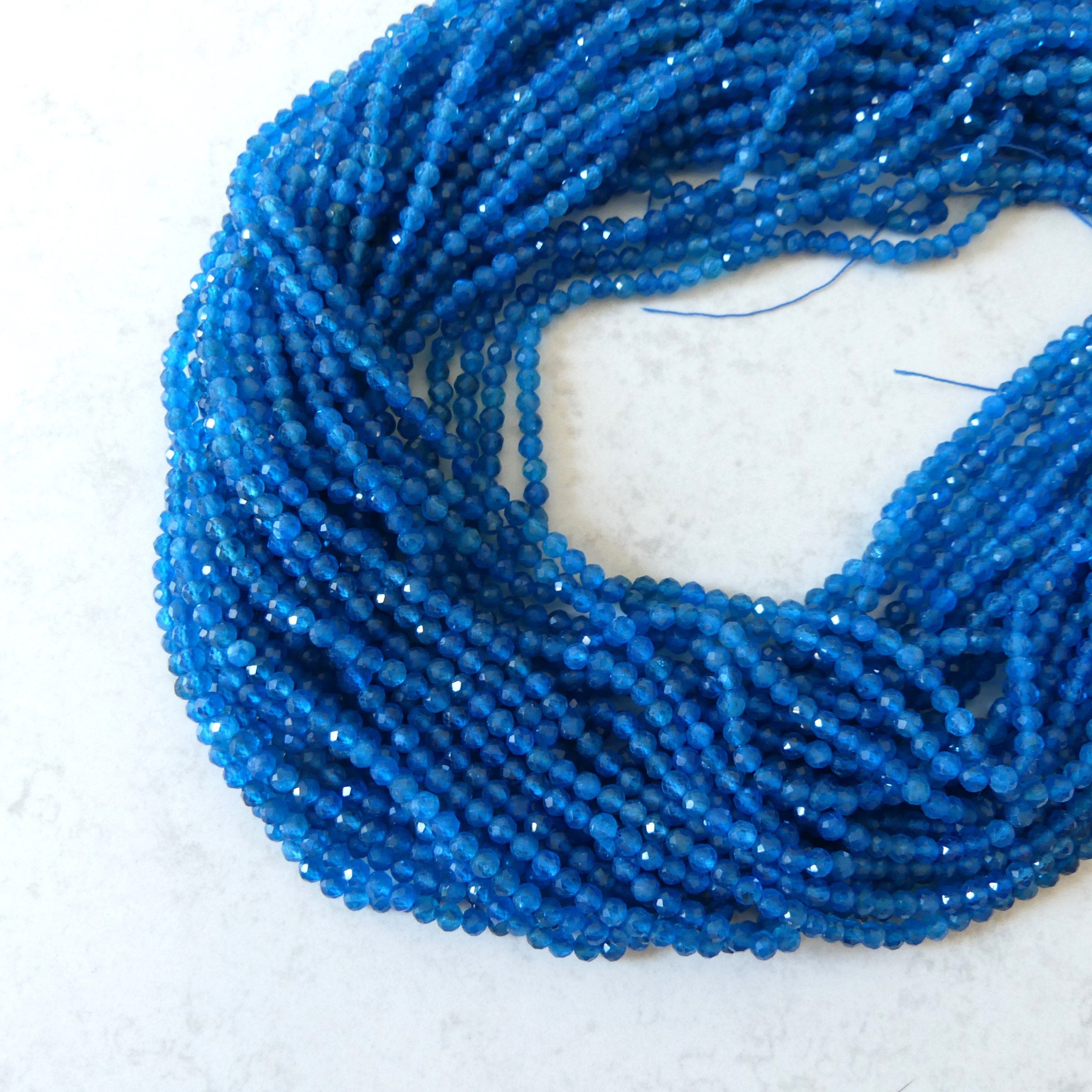 3mm Peacock Apatite Faceted Beads 15" Genuine Gemstone Beads for Jewelry Making Beading Craft Gift Beads