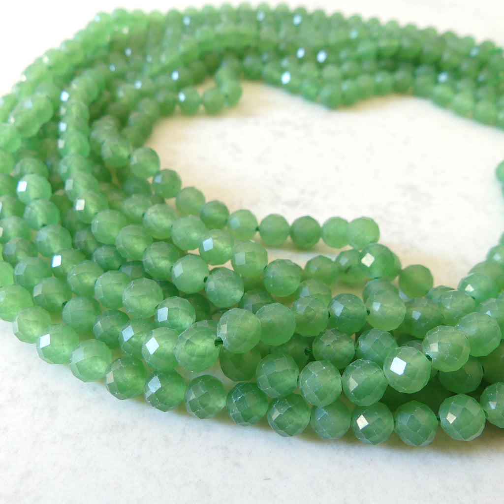 6mm AAA Green Aventurine Beads Micro Faceted Beads 15" Green Natural Aventurine Gemstone Beads Beading Crafter Gift DIY jewelry