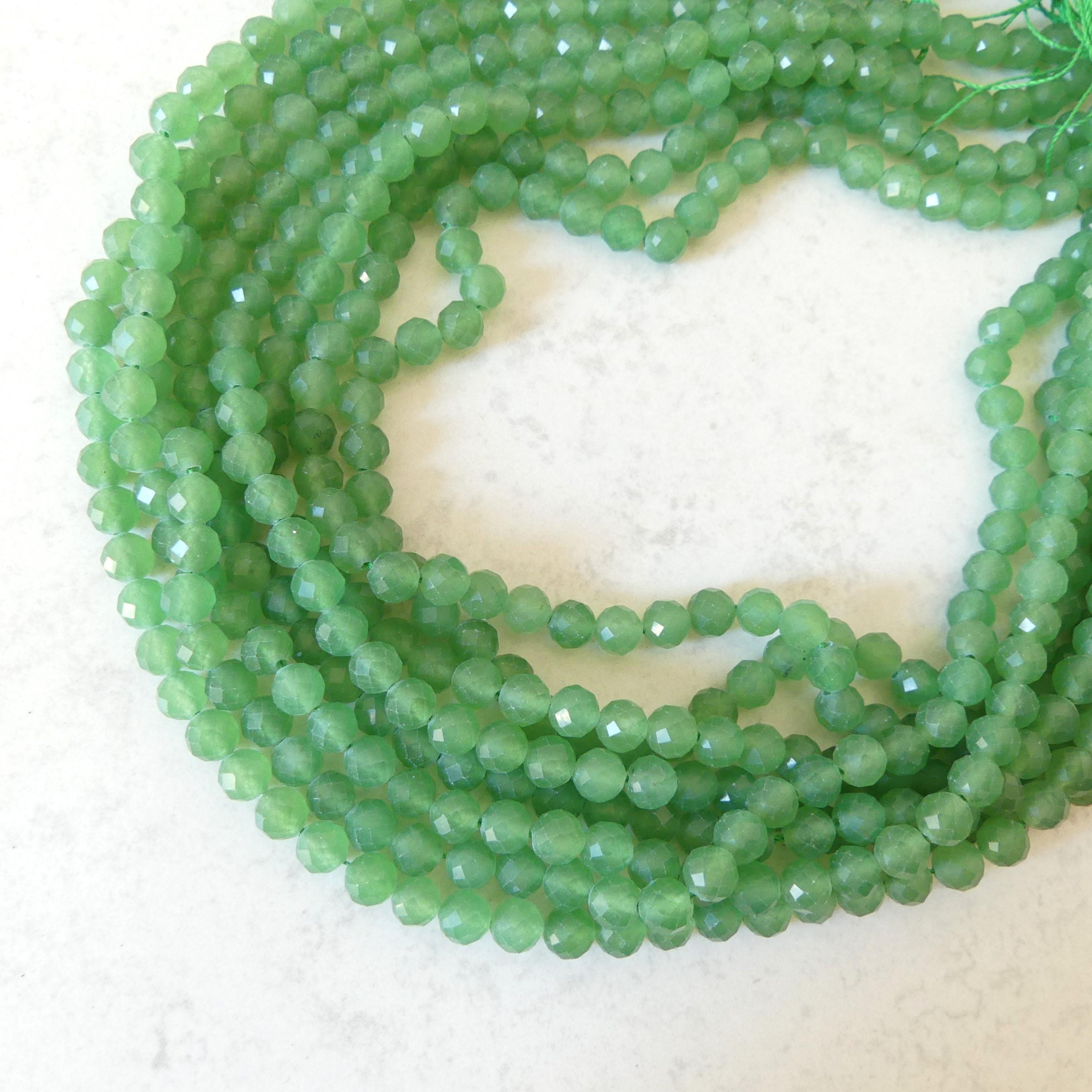 6mm AAA Green Aventurine Beads Micro Faceted Beads 15" Green Natural Aventurine Gemstone Beads Beading Crafter Gift DIY jewelry