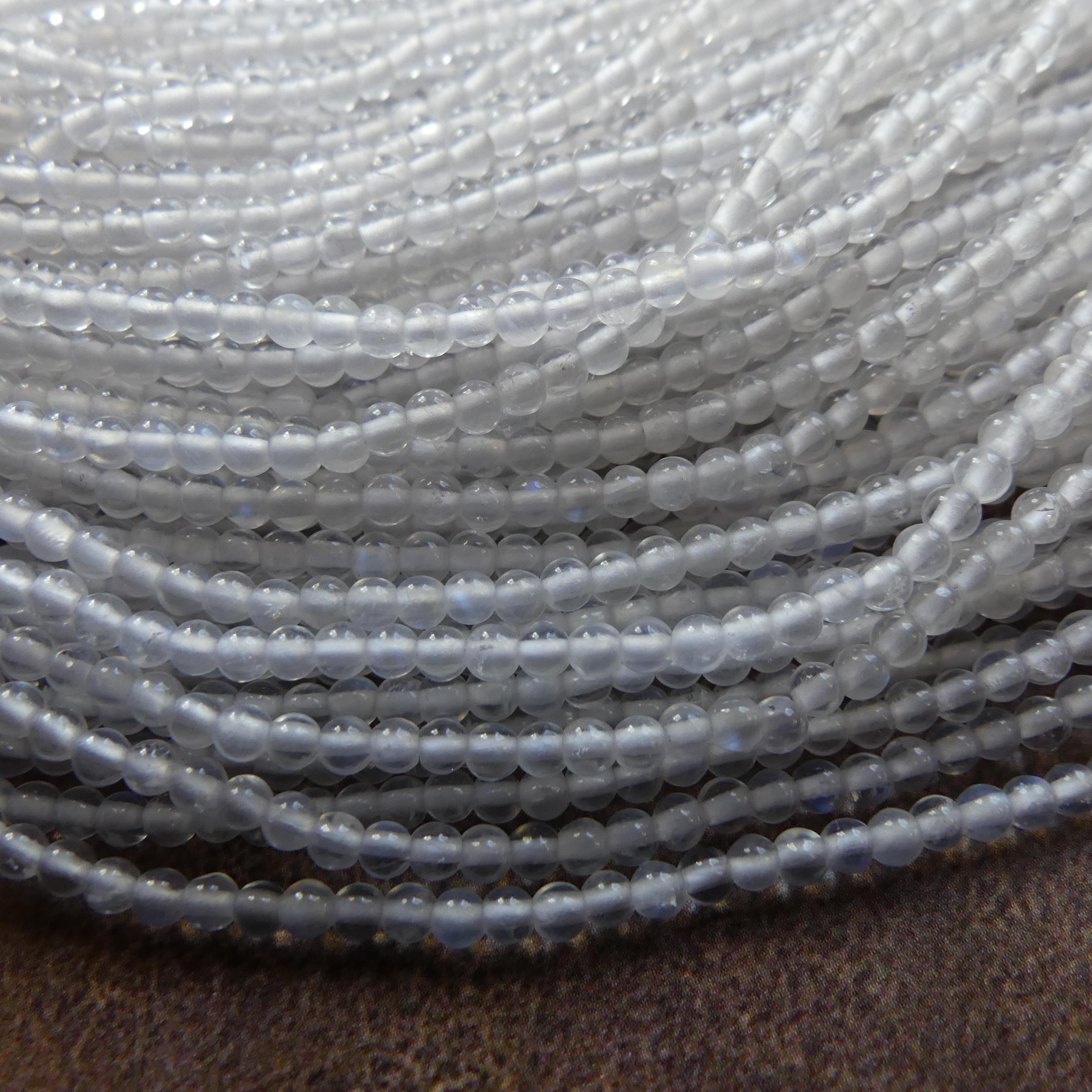 2mm Rainbow Moonstone Smooth Beads 15" Moonstone Gemstone Beads Beading Crafter Gift June Birthstone DIY Jewelry Fertility Stone