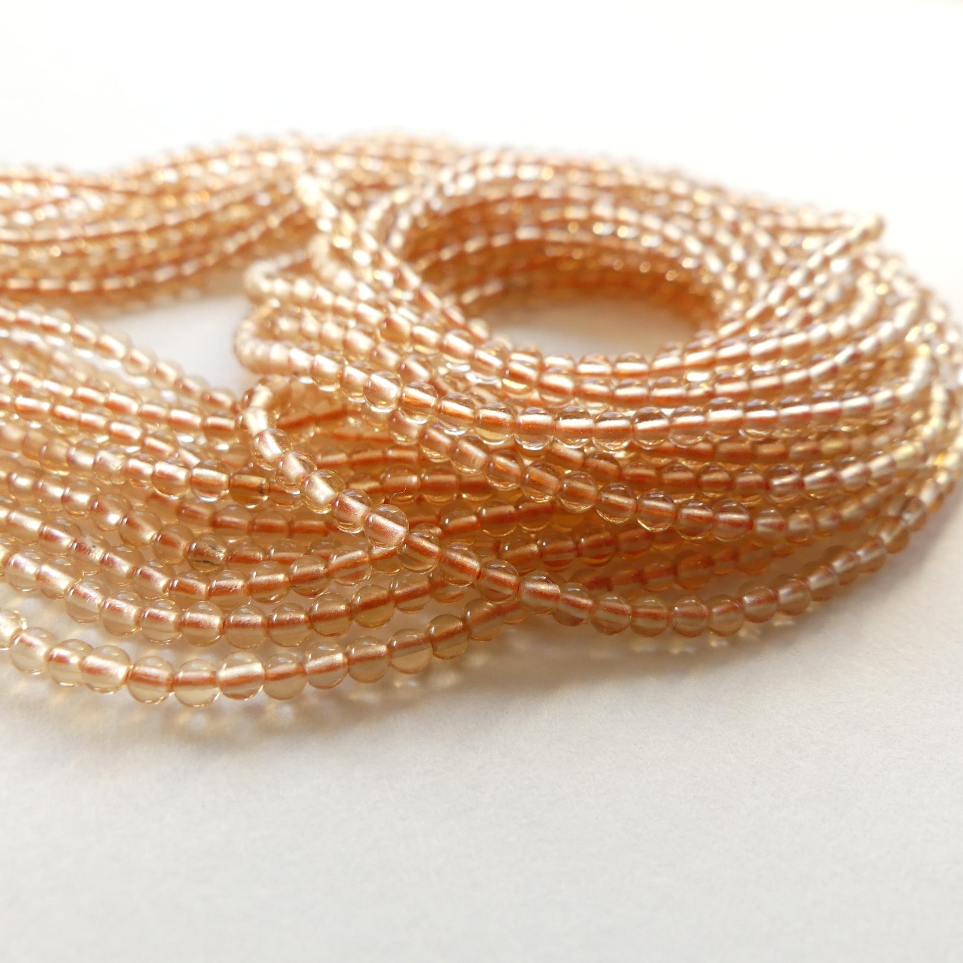 2mm Natural AAA Citrine Smooth Beads 15" Genuine Gemstone Beads Jewelry Making Beading Craft Gift Beads November Birthstone