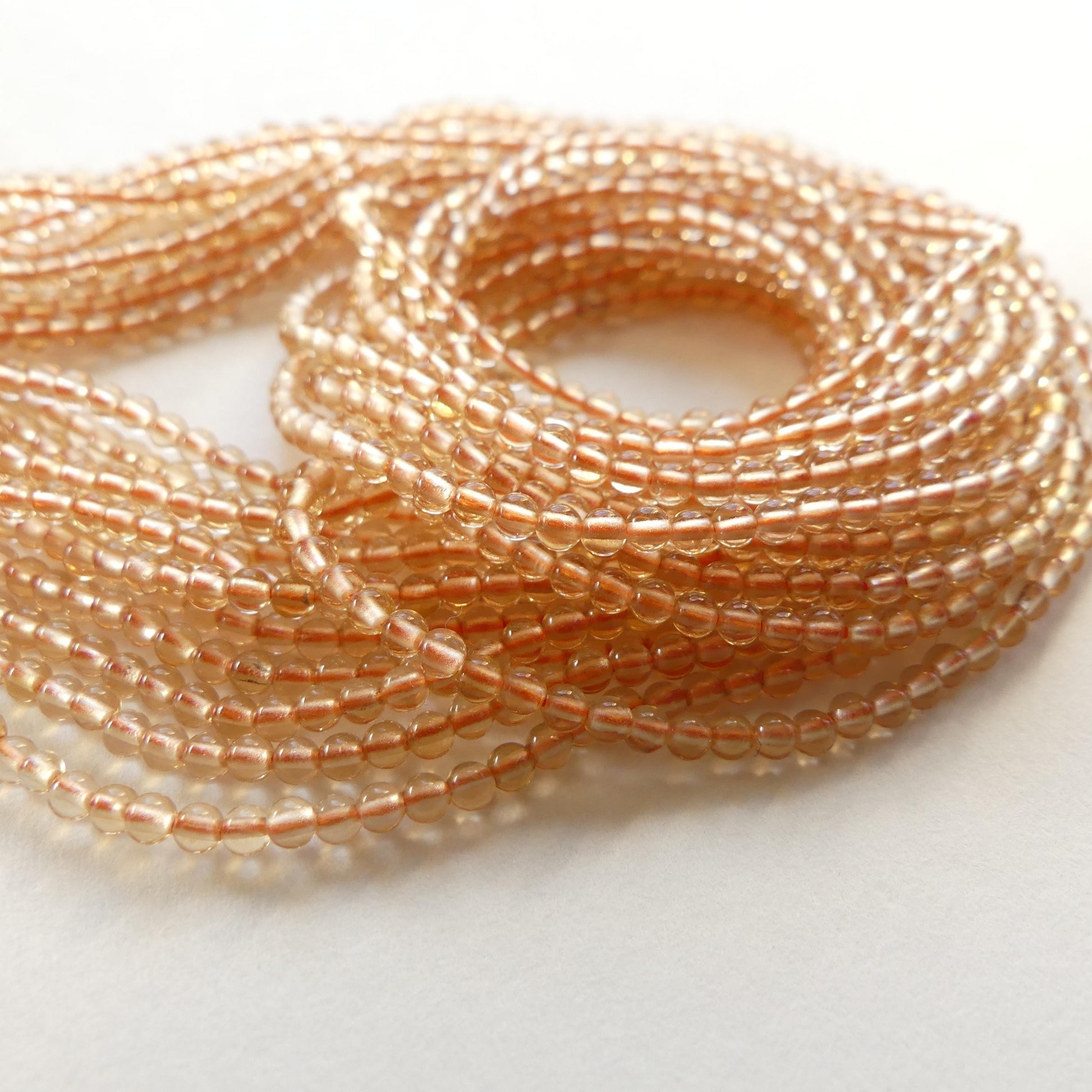 2mm Natural AAA Citrine Smooth Beads 15" Genuine Gemstone Beads Jewelry Making Beading Craft Gift Beads November Birthstone