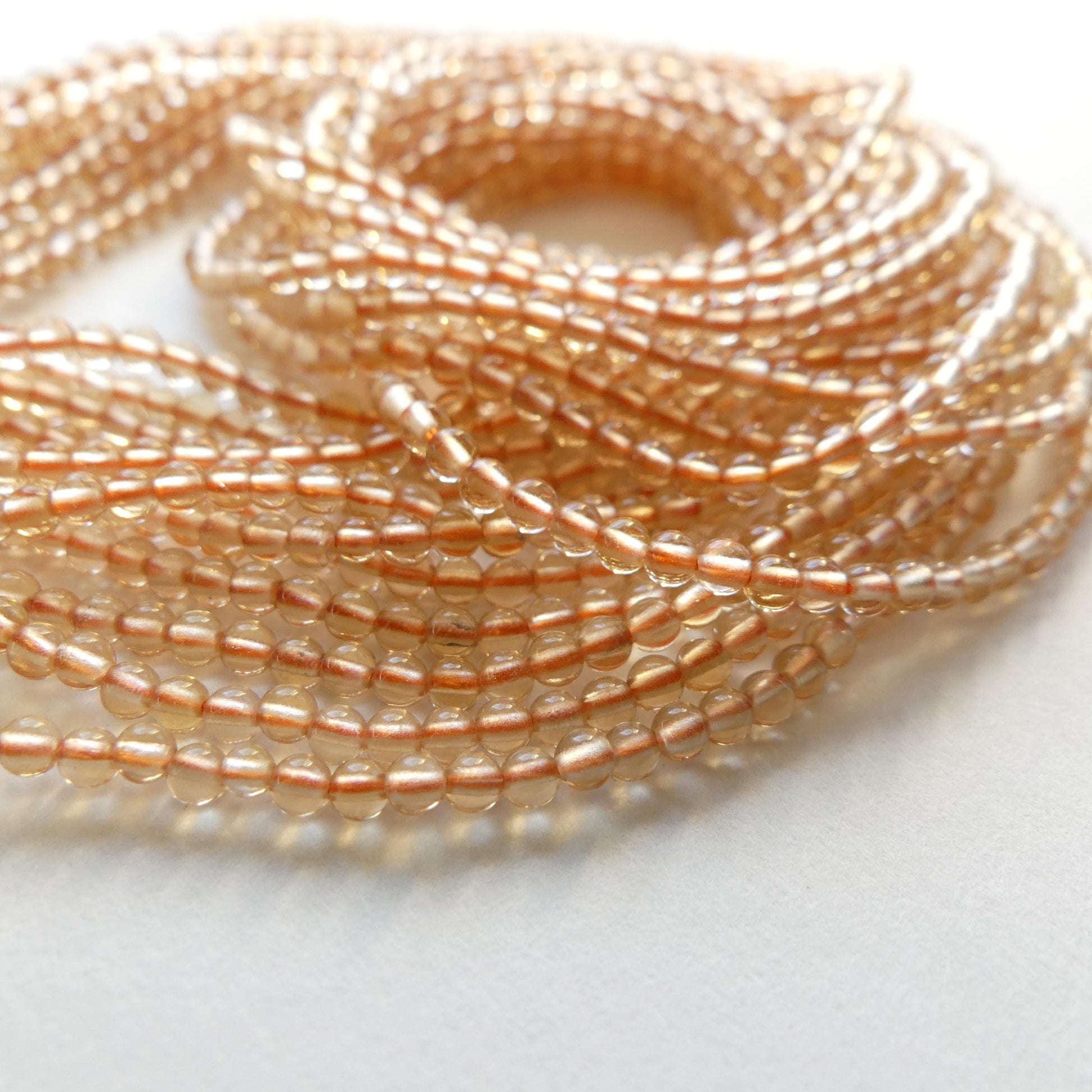 2mm Natural AAA Citrine Smooth Beads 15" Genuine Gemstone Beads Jewelry Making Beading Craft Gift Beads November Birthstone