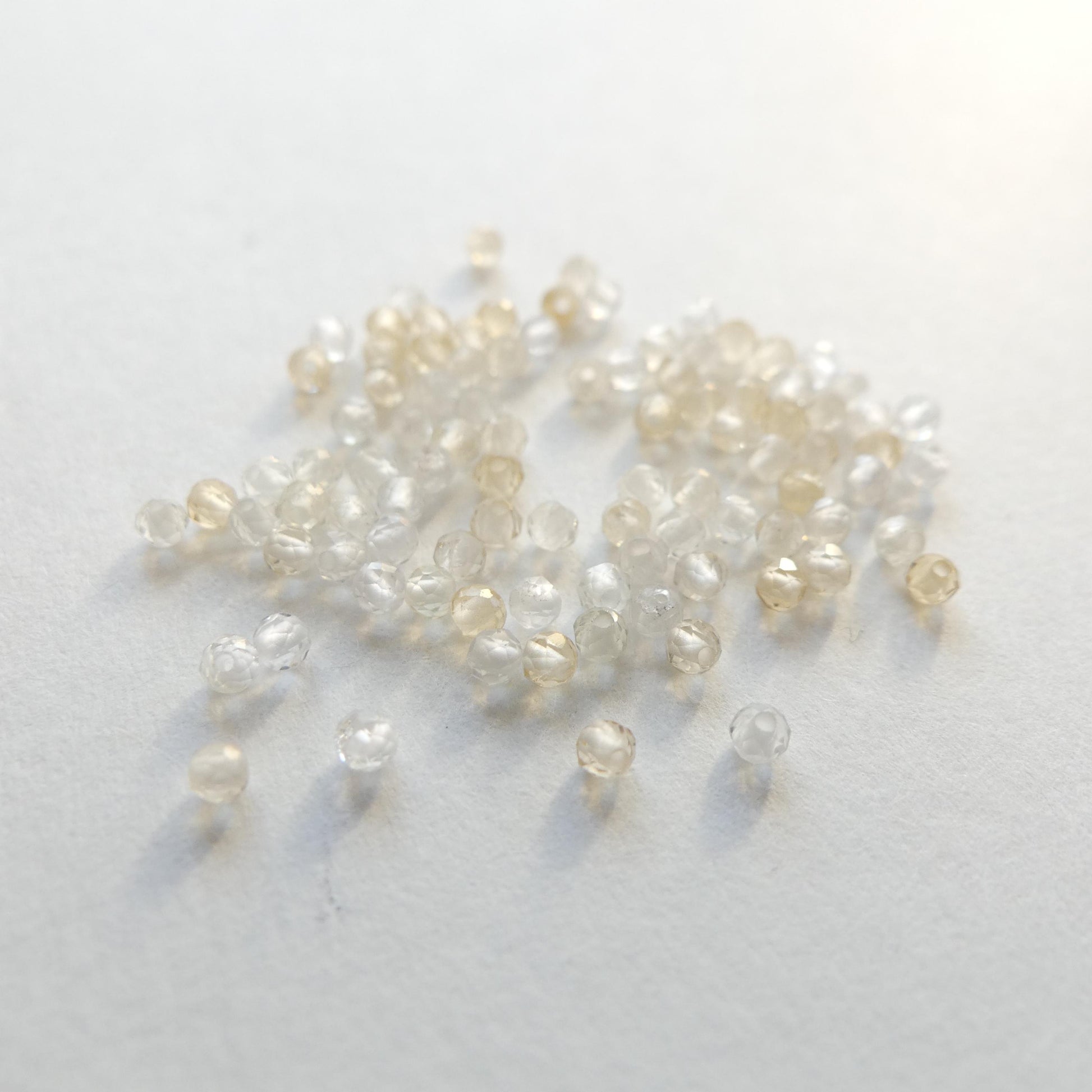 2mm Natural Citrine Beads Micro Faceted 15" Genuine Gemstone Beads Jewelry Making Beading Craft Gift Beads November Birthstone