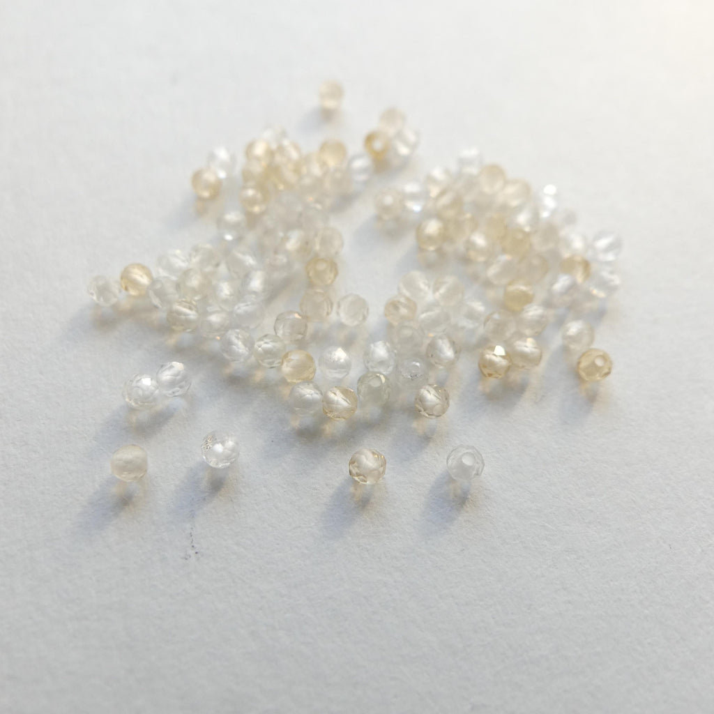 2mm Natural Citrine Beads Micro Faceted 15" Genuine Gemstone Beads Jewelry Making Beading Craft Gift Beads November Birthstone