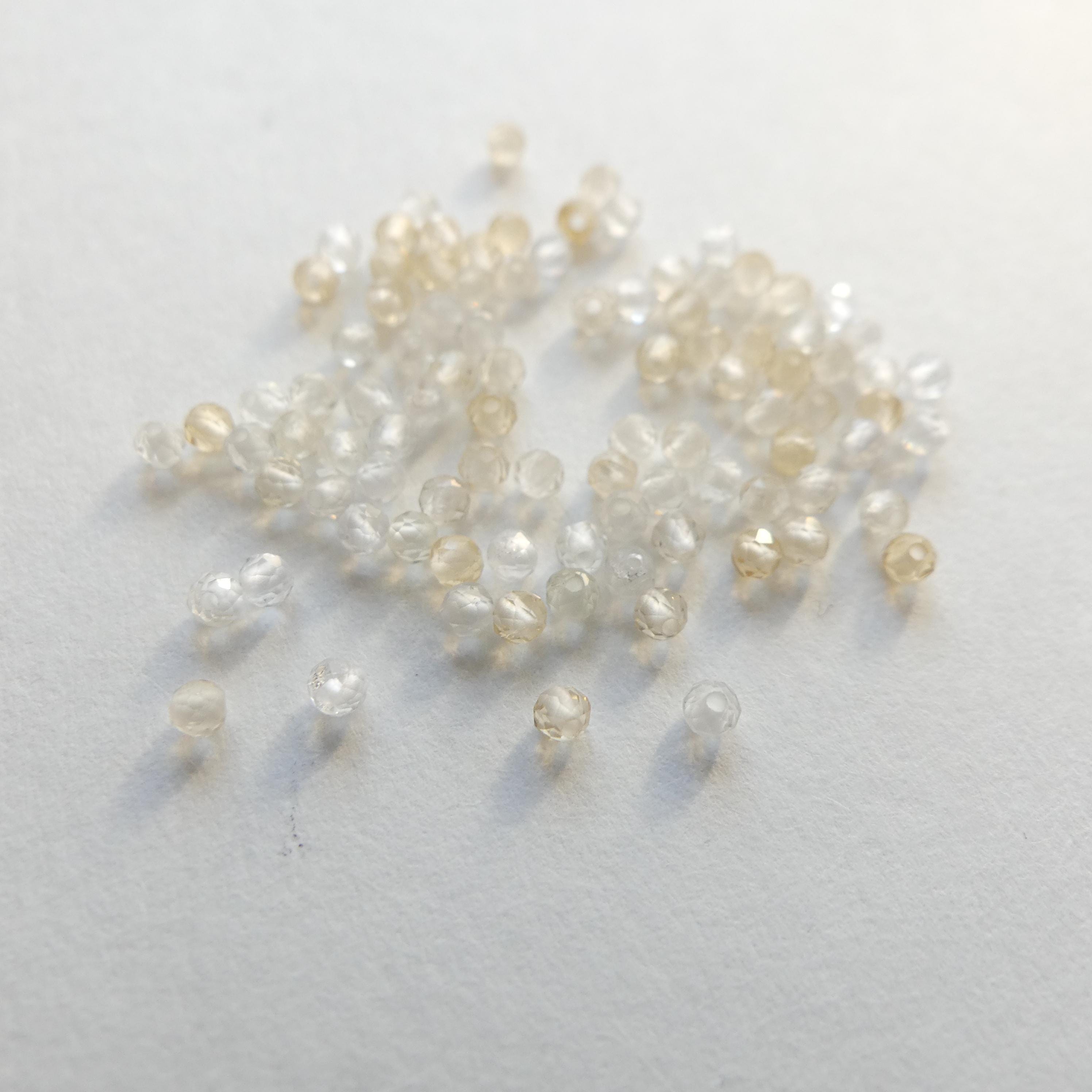 2mm Natural Citrine Beads Micro Faceted 15" Genuine Gemstone Beads Jewelry Making Beading Craft Gift Beads November Birthstone
