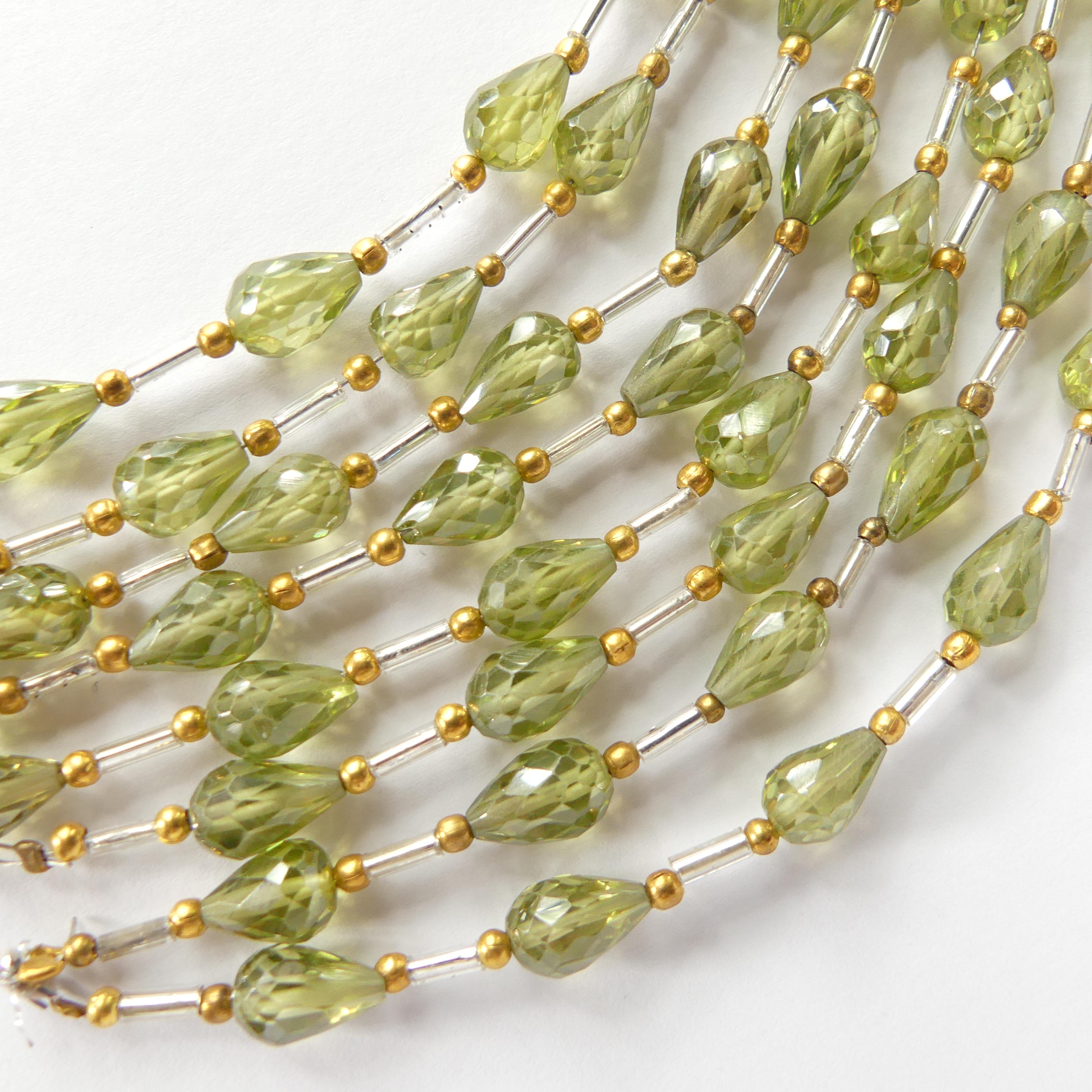 Green Zircon Beads Pear Shape Cubic Zirconia Drop Beads Cubic Green Briolette Sparkly for Jewelry Making Beading Crafter Gift