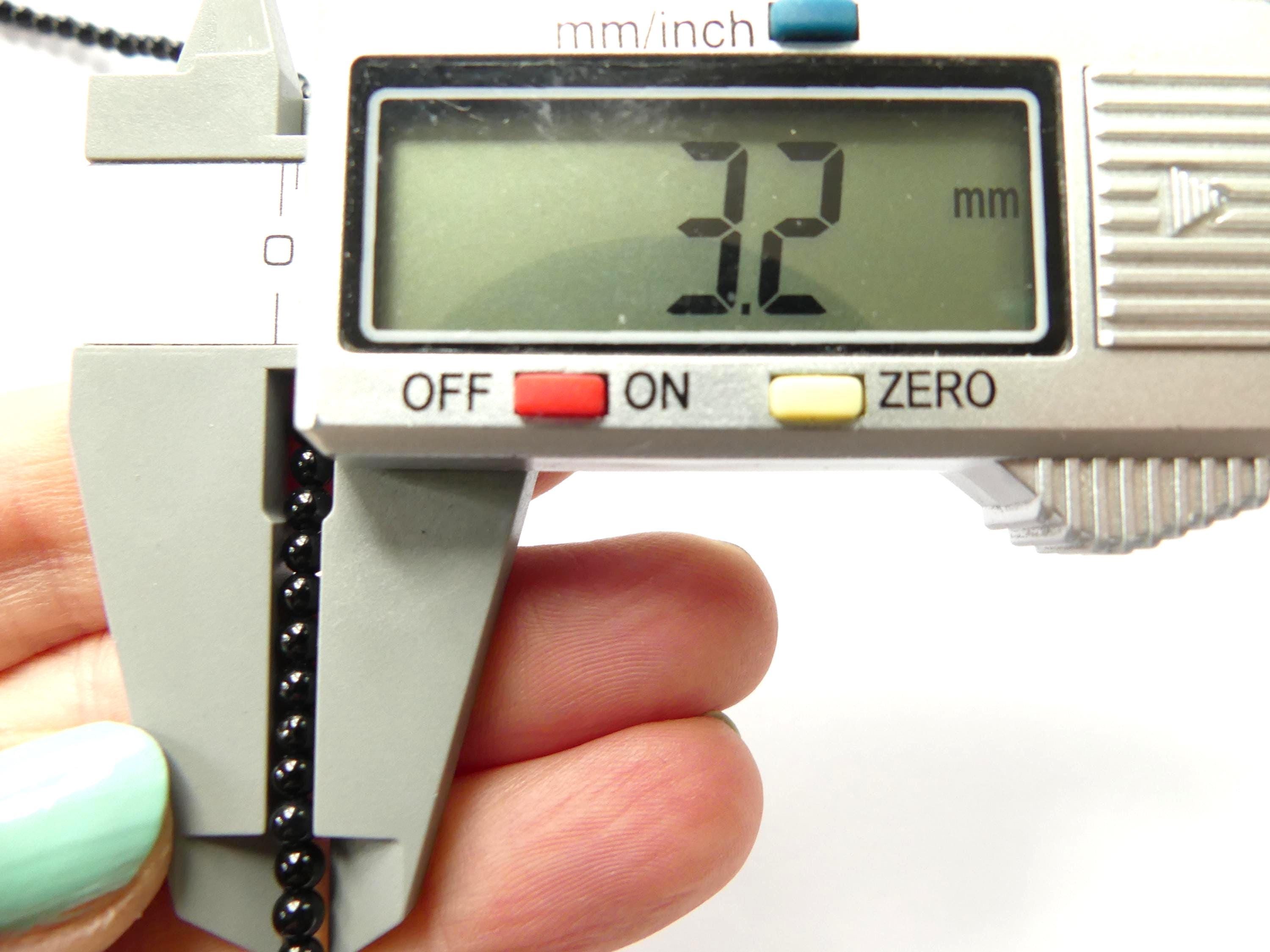 3mm Natural Black Onyx Beads Smooth Onyx 15" Natural Onyx Gemstone Beads Beading Crafter Gift DIY jewelry