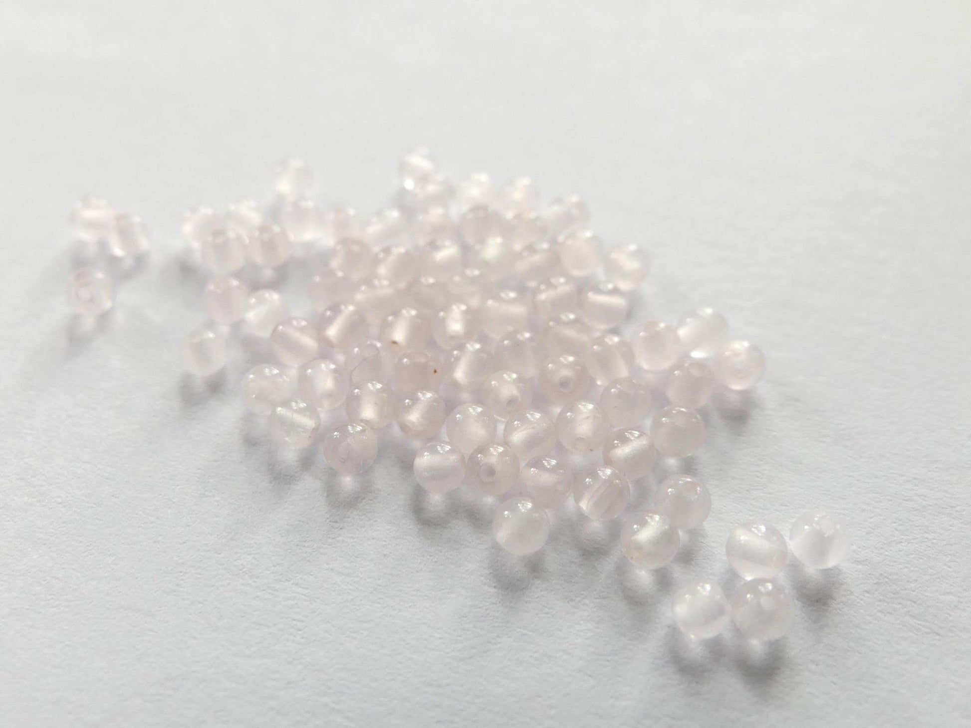 2mm AAA Rose Quartz Smooth Beads 15" Pale Pink Genuine Gemstone Beads for Jewelry Making Beading Craft Gift Beads