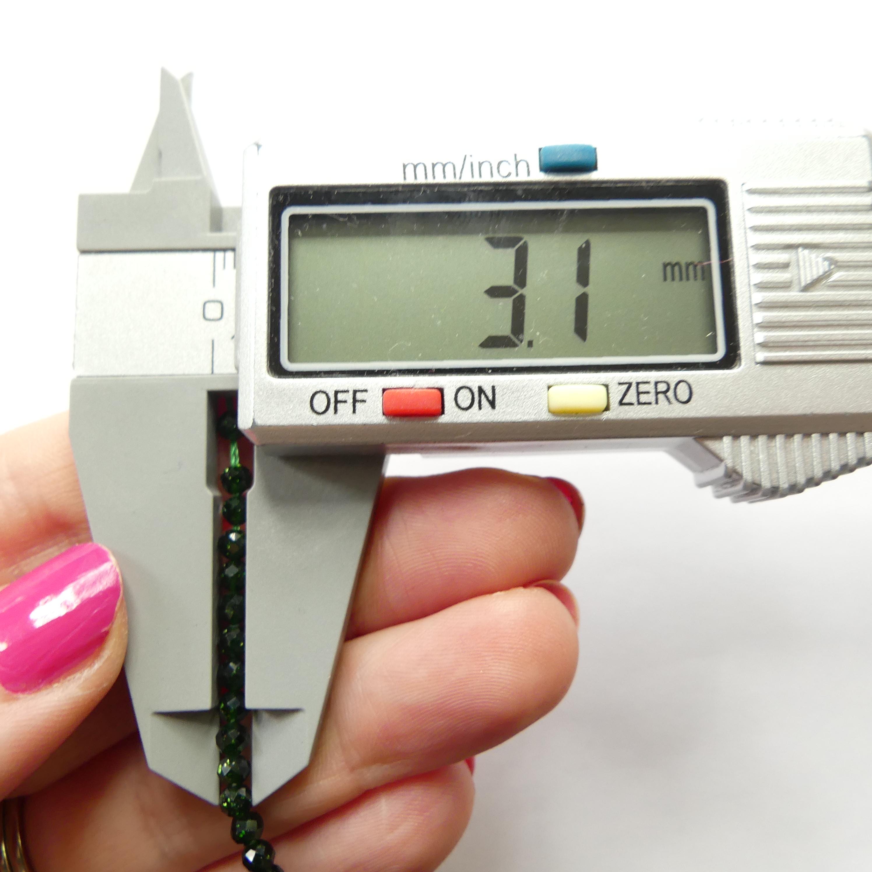 3mm Green Goldstone Faceted Beads 15" Sparkly Green Sandstone Gemstone Beads Jewelry Making Beading Craft Gift Good Luck