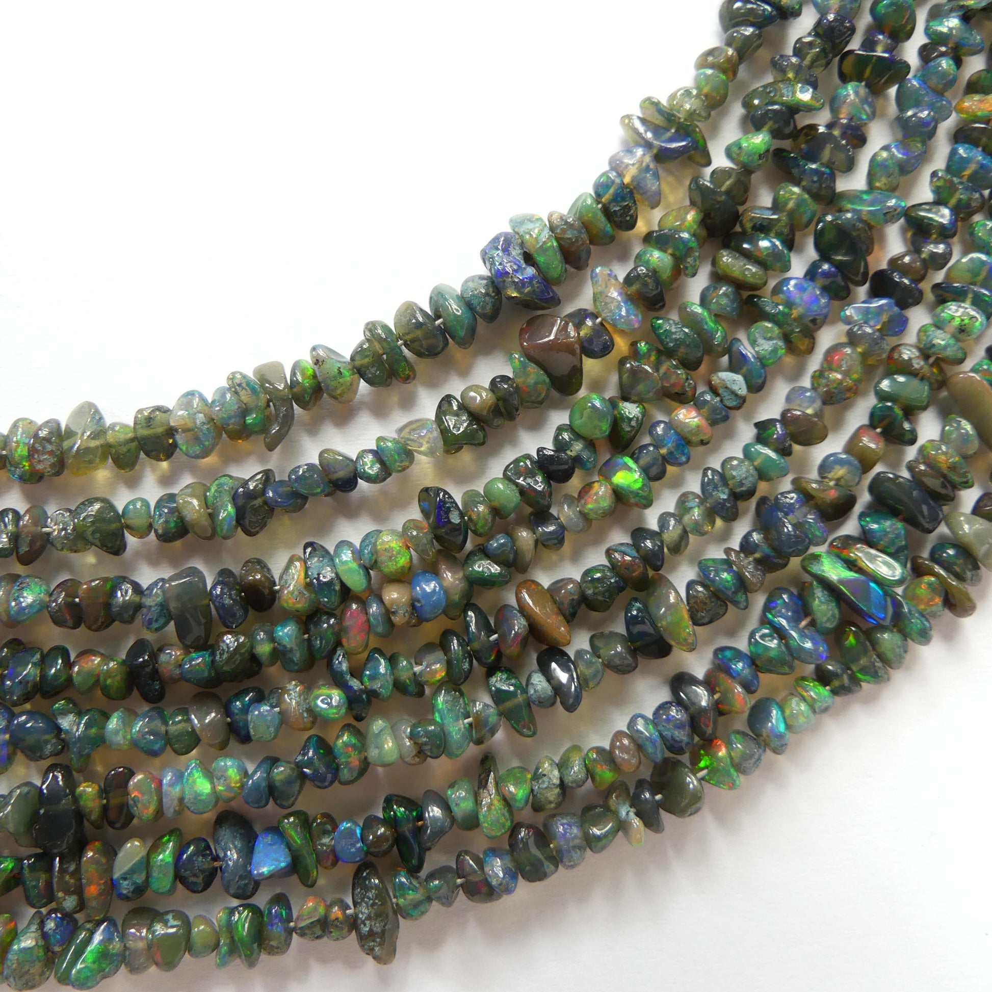 2mm 5mm Black Ethiopian Opal Beads 6" Tiny Raw Black Opal Beads Genuine Natural Opal Jewelry Making Beading Craft Gift October Birthstone