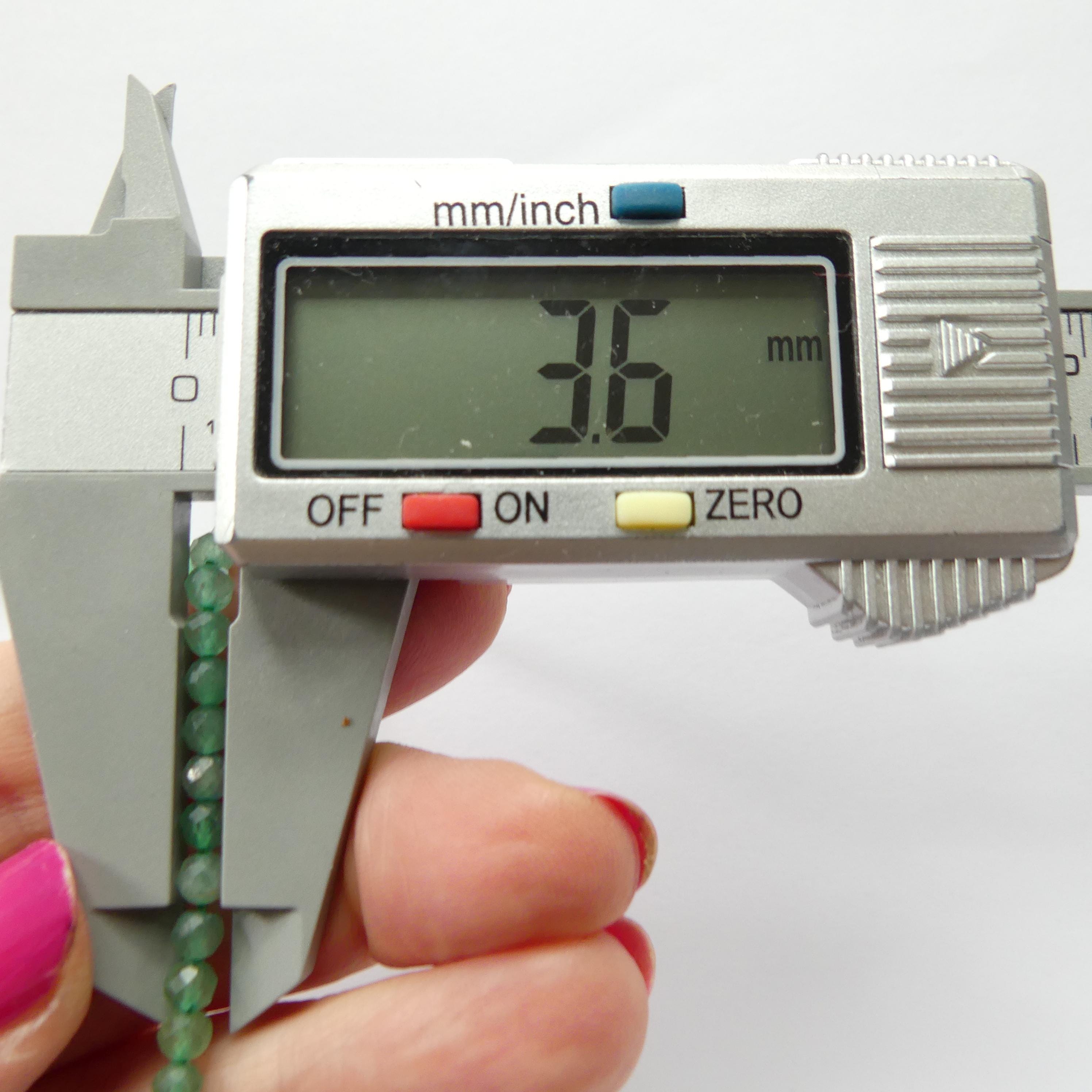 3mm 3.5mm AAA Green Aventurine Beads Micro Faceted Beads 15" Green Natural Aventurine Gemstone Beads Beading Crafter Gift DIY jewelry