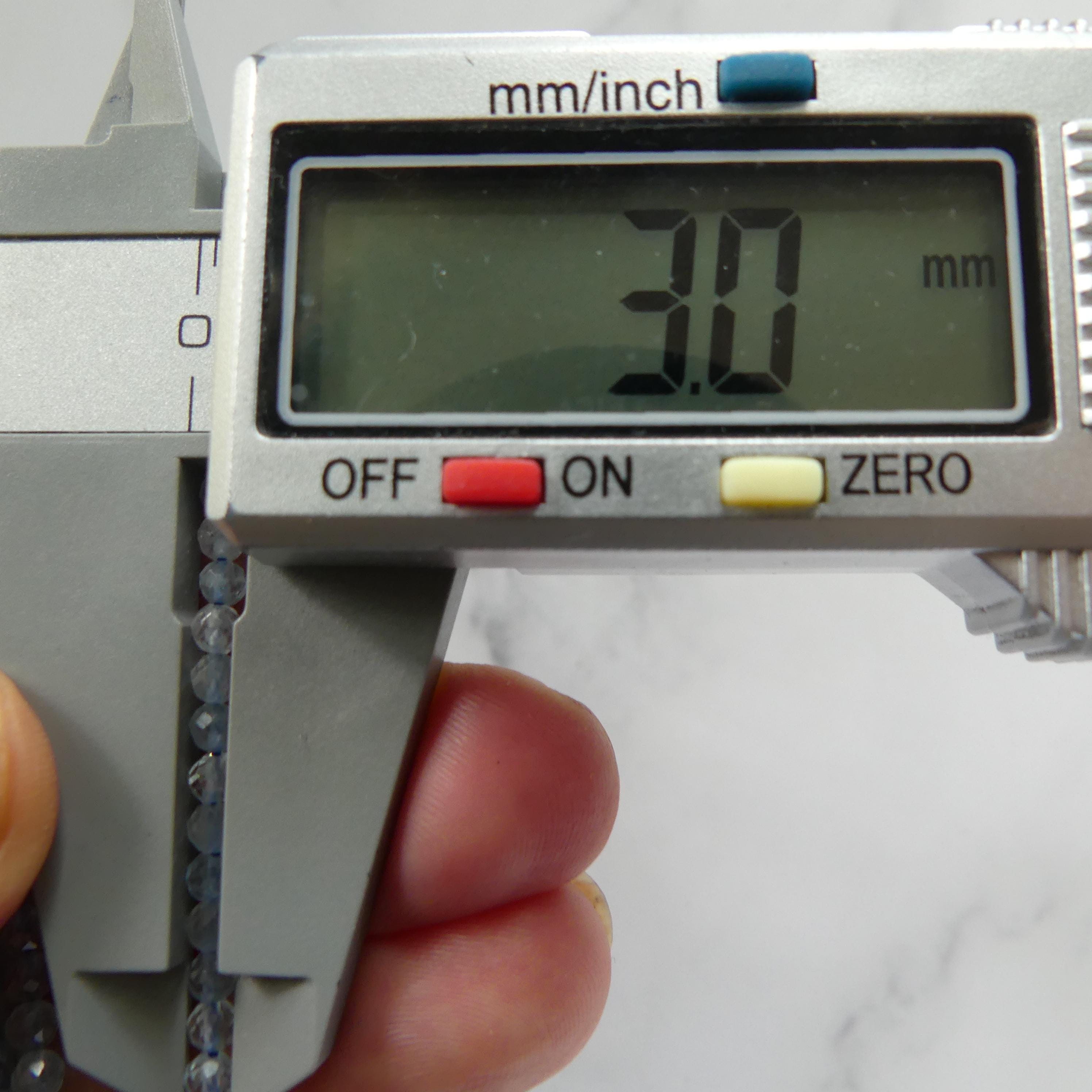 3mm Natural AAA Aquamarine Beads Micro Faceted 15" Raw Genuine Gemstone Beads for Jewelry Making Beading Craft Gift Beads March Birthstone