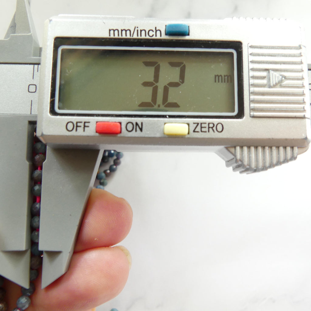 3mm Ruby in Kyanite Beads Faceted Beads 15" Colorful Gemstone Beads Multi Color Beads Ruby Beading Crafter Gift Jewelry Making Rare Beads