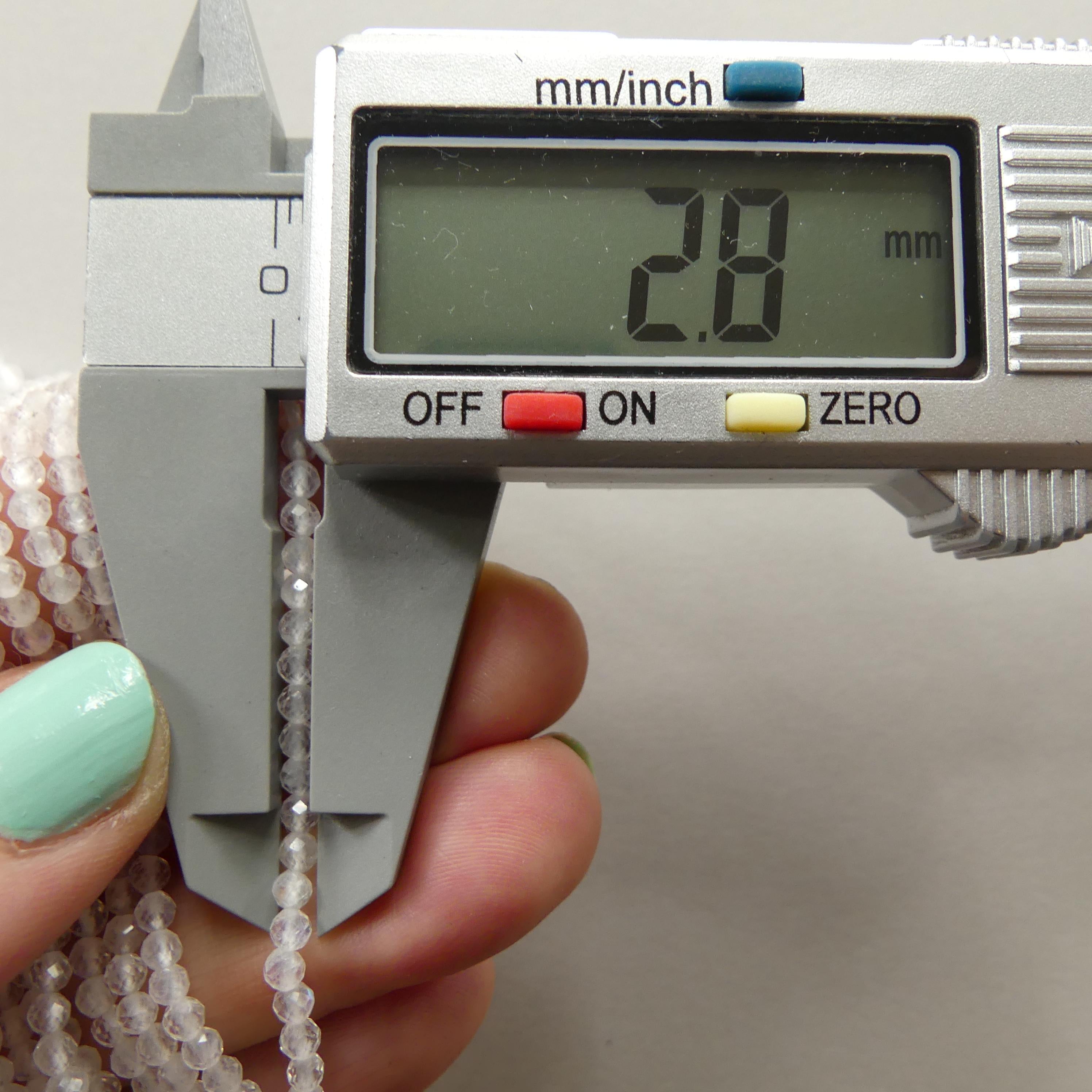 2.5mm 3mm AA Rainbow Moonstone Faceted Beads 12.5" Moonstone Gemstone Beads Beading Crafter Gift June Birthstone DIY Jewelry Fertility Stone