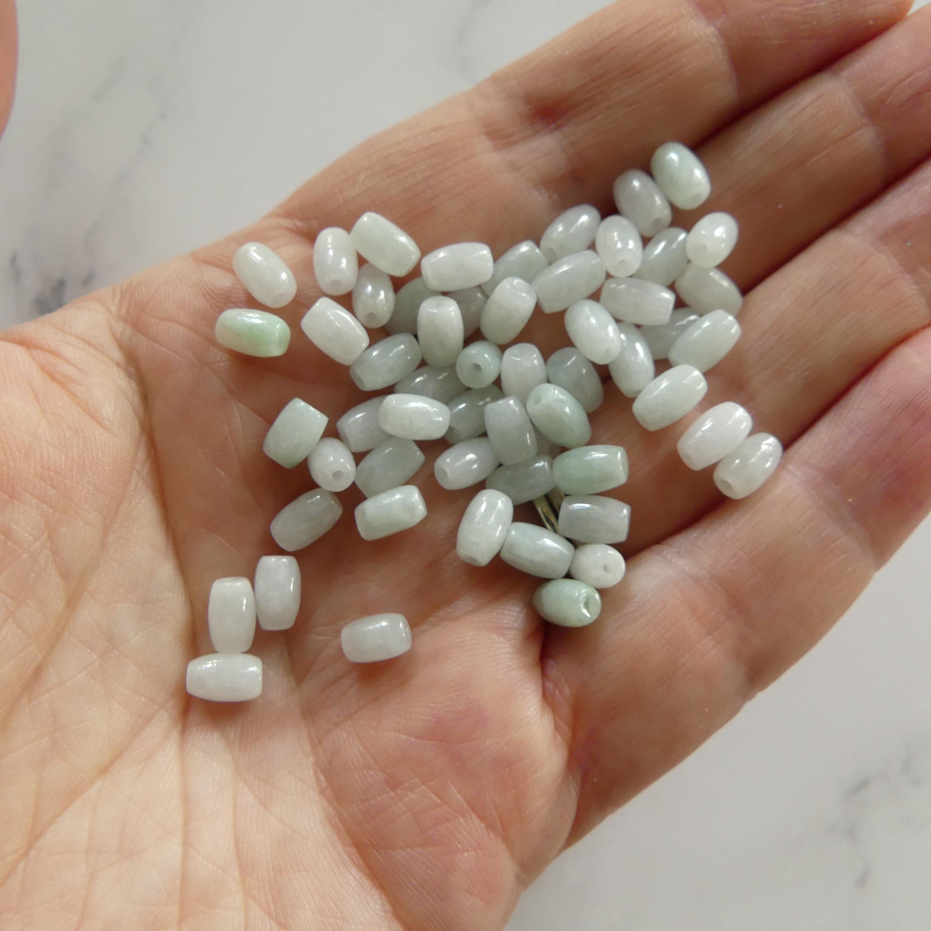 4mm AAA Burma Jade Beads 5" Burmese Jadeite Beads Oval Genuine Gemstone Beads Natural Jade Green for Jewelry Making Beading Craft Gift Beads