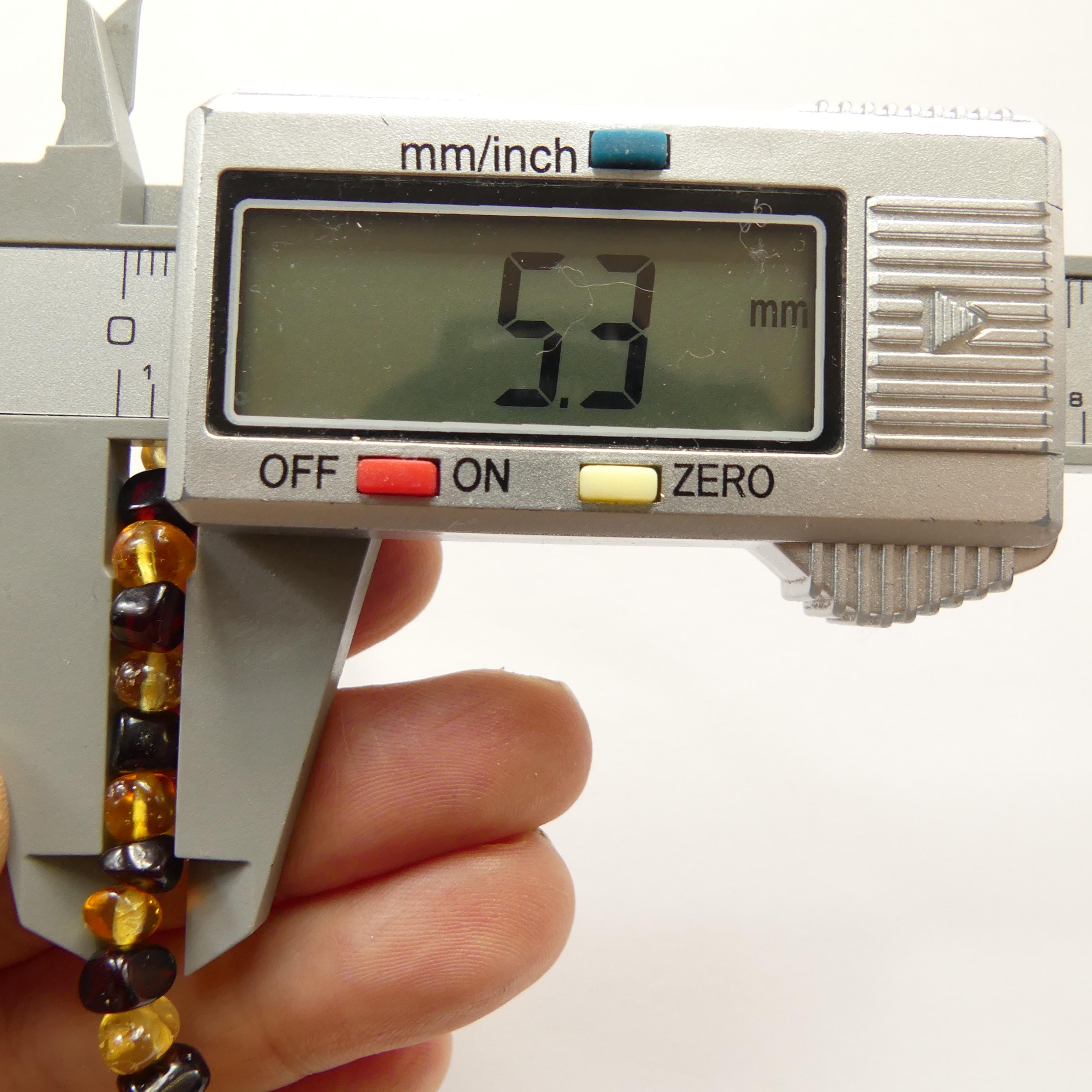 5mm Baltic Amber Beads Cube Honey Amber Beads Cognac Amber Nuggets Genuine Beads 6.5"