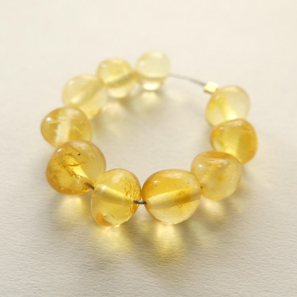 6mm Baltic Amber Beads Honey Amber Lemon Beads Cognac Amber Cherry Beads Genuine Amber 10pcs