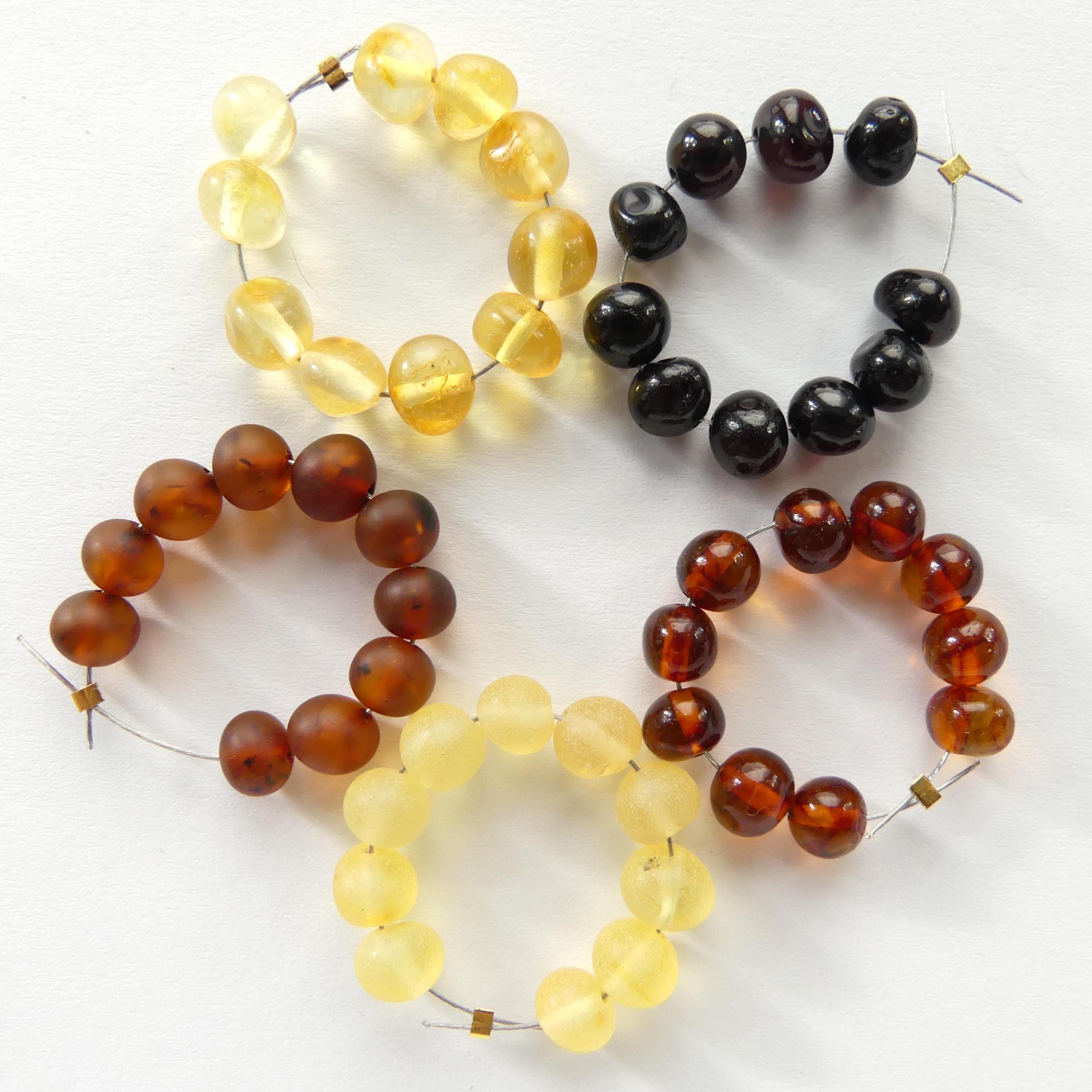6mm Baltic Amber Beads Honey Amber Lemon Beads Cognac Amber Cherry Beads Genuine Amber 10pcs