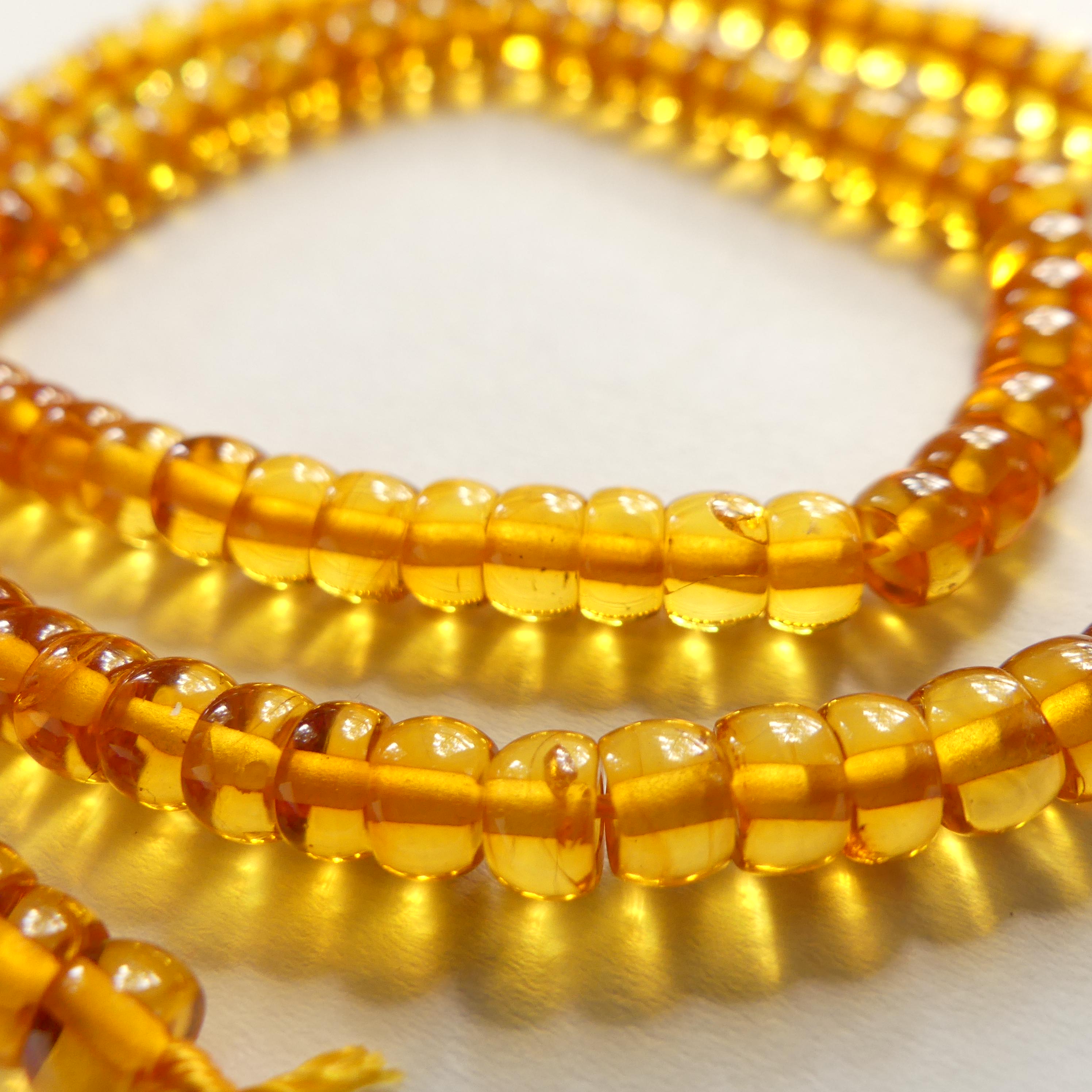 5mm 6mm Baltic Amber Beads Honey Amber Rondelle Beads Amber Golden Genuine Beads 16"