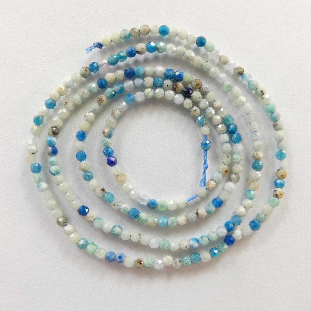 1.9mm Hauynite Beads Micro Faceted 15" AAA Hauyne Gemstone Beads Beading Crafter Gift DIY Jewelry making