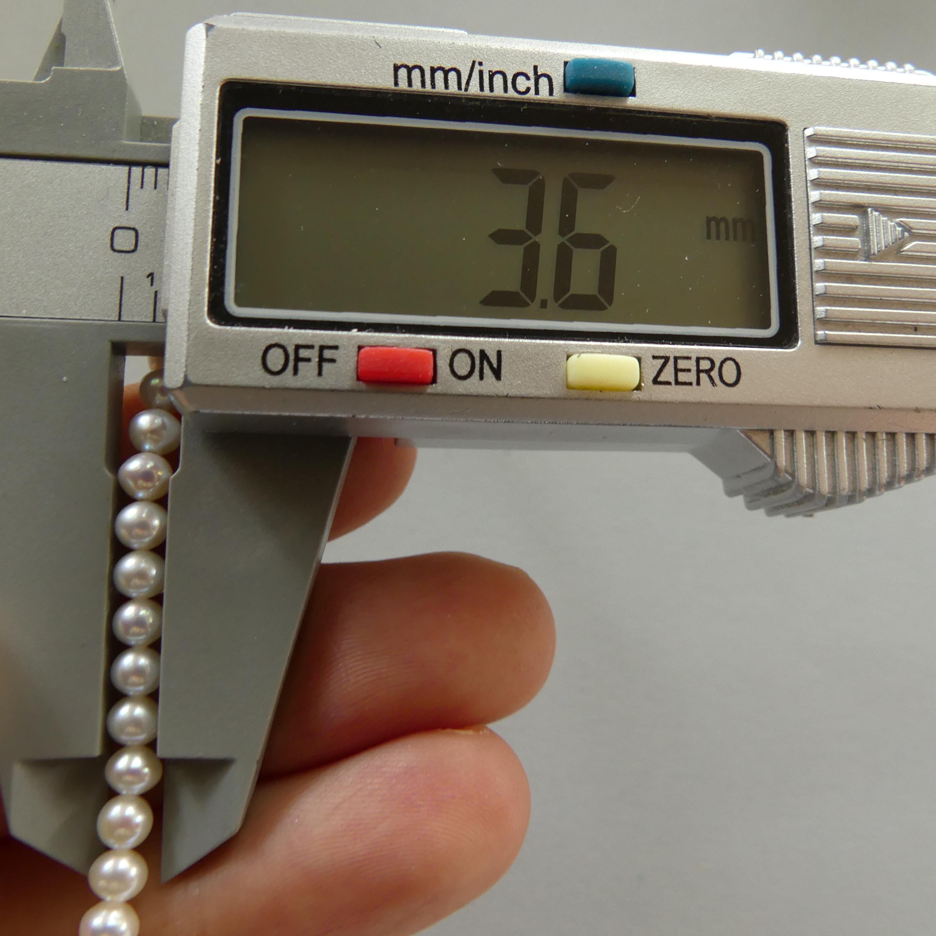 3.5mm AAAAA Freshwater Pearl Beads Potato Pearls White Baroque 6.5" Beads Beading Crafter Gift June Birthstone DIY Jewelry