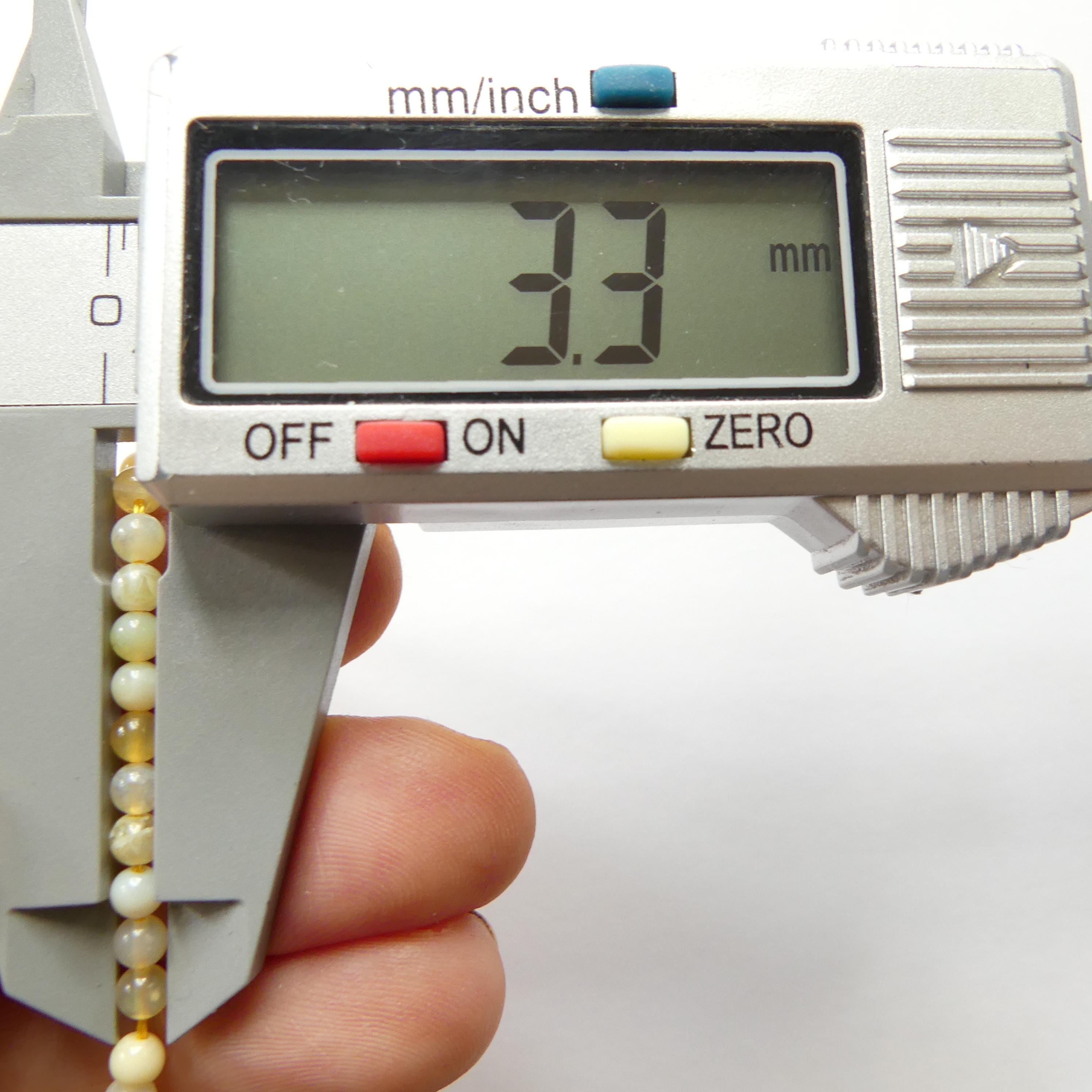 3mm Yellow Opal Beads 15" Opal Genuine Gemstone Beads Natural Peruvian Opal for Jewelry Making Beading Craft Gift Beads October birthstone