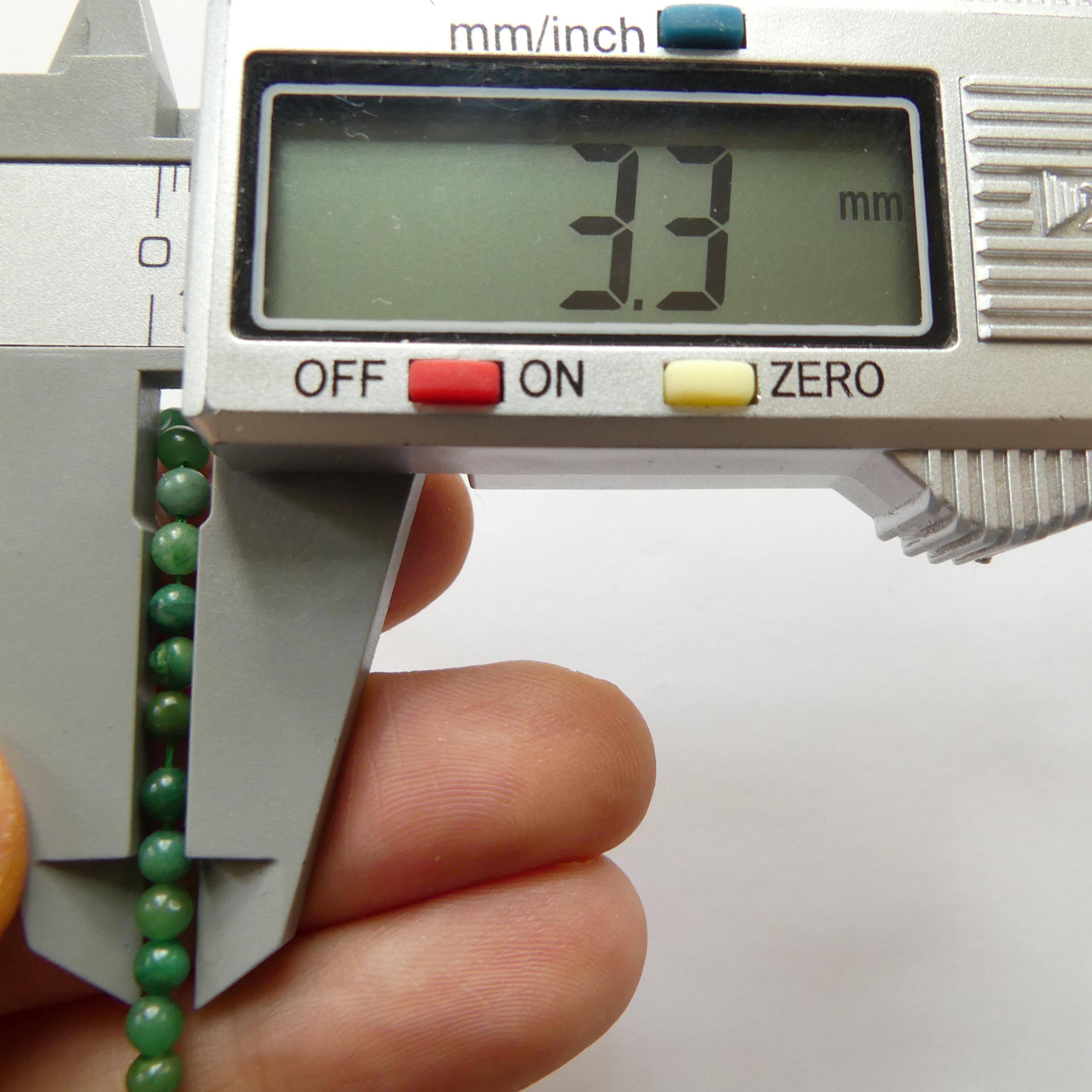 3mm Natural Green Jade Smooth Beads 15" African Jade Round Genuine Gemstone Beads for Jewelry Making Beading Craft Gift Beads DIY Jewelry