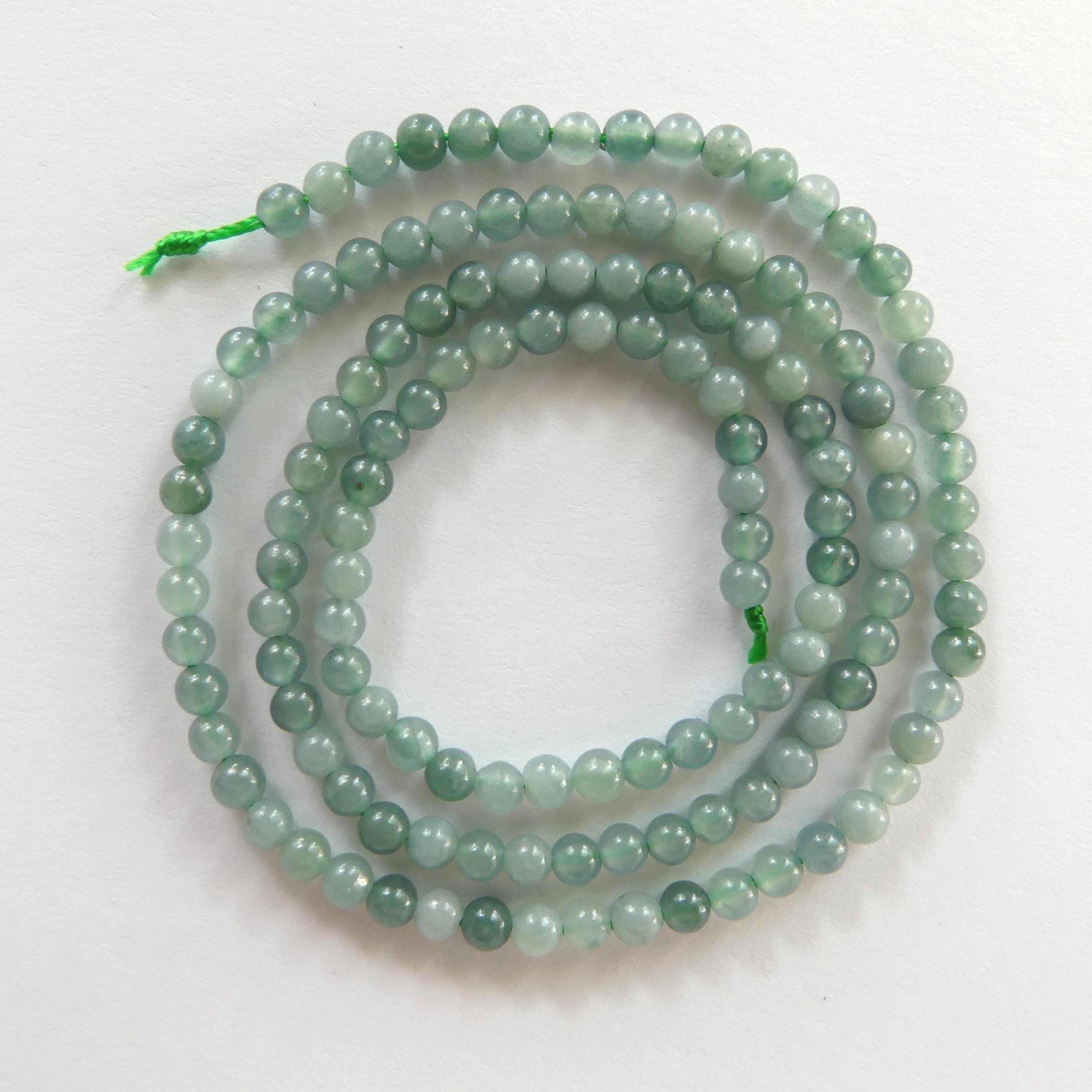 3mm Natural AAA Jade Beads 15" Guatemala Jadeite Genuine Gemstone Beads Natural Burma Jade Dark Green Jewelry Making Beading Craft Gift