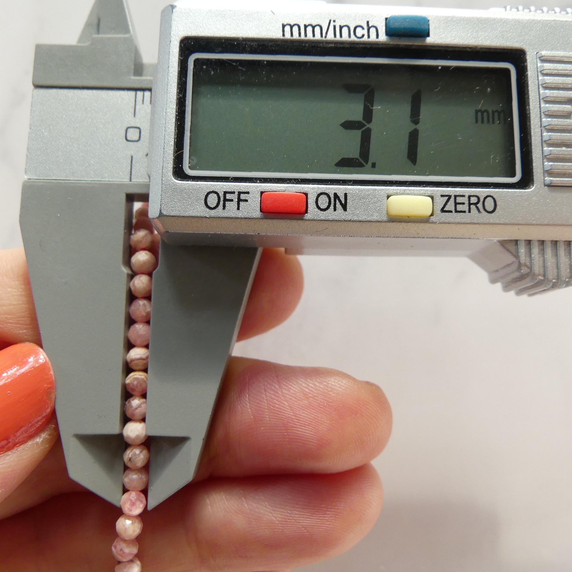 3mm Natural Rhodochrosite Beads Faceted 15" Nude Pink Genuine Gemstone Beads Jewelry Making Beading Craft Gift Beads Self-Love Abundance