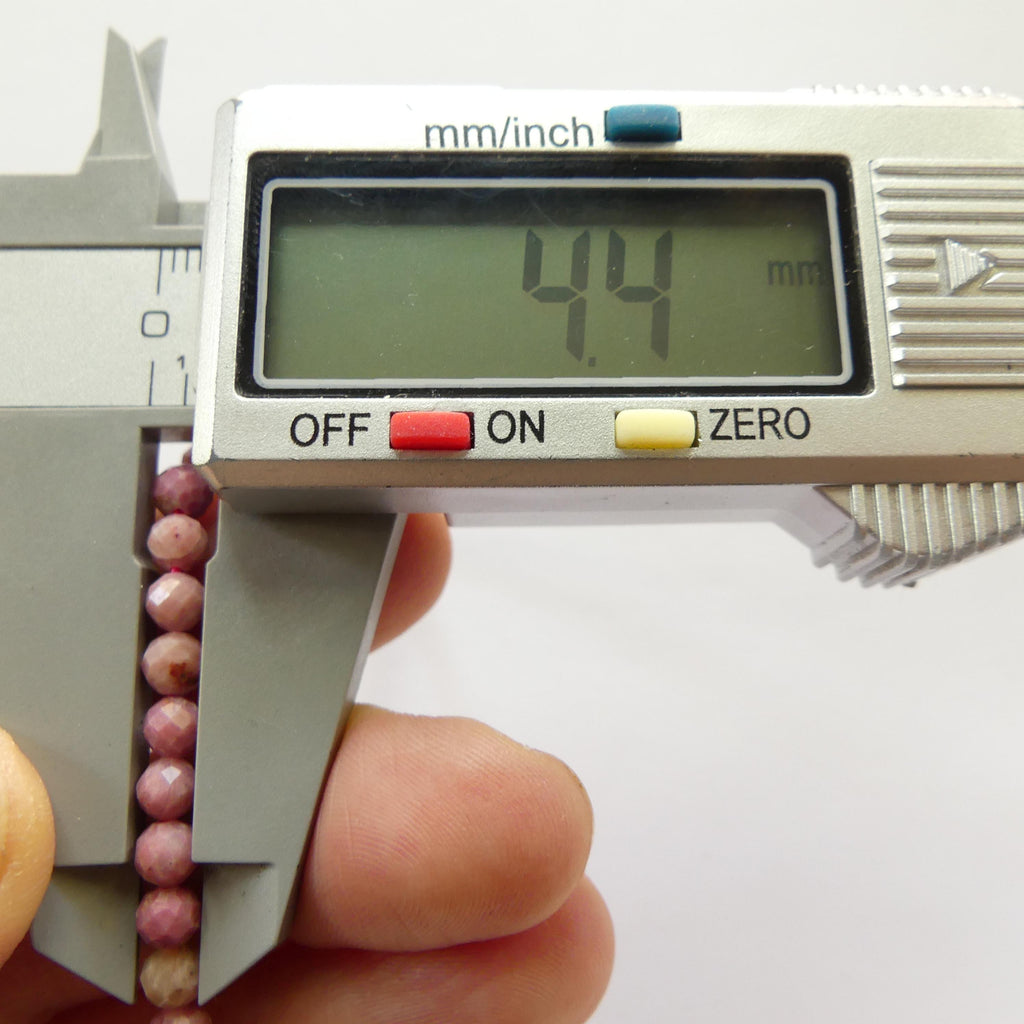 4mm Pink Petrified Wood Jasper Faceted Beads Genuine Small Pink Jasper Beads 15" Gemstone Beads for Jewelry Making