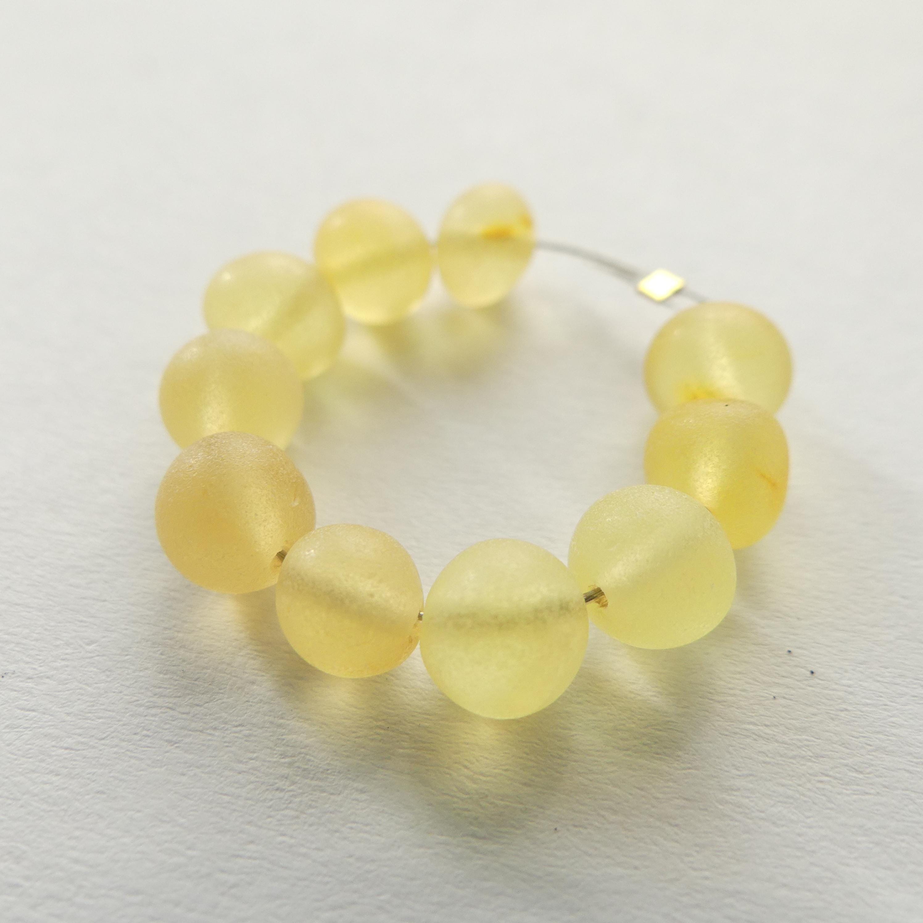 6mm Baltic Amber Beads Honey Amber Lemon Beads Cognac Amber Cherry Beads Genuine Amber 10pcs