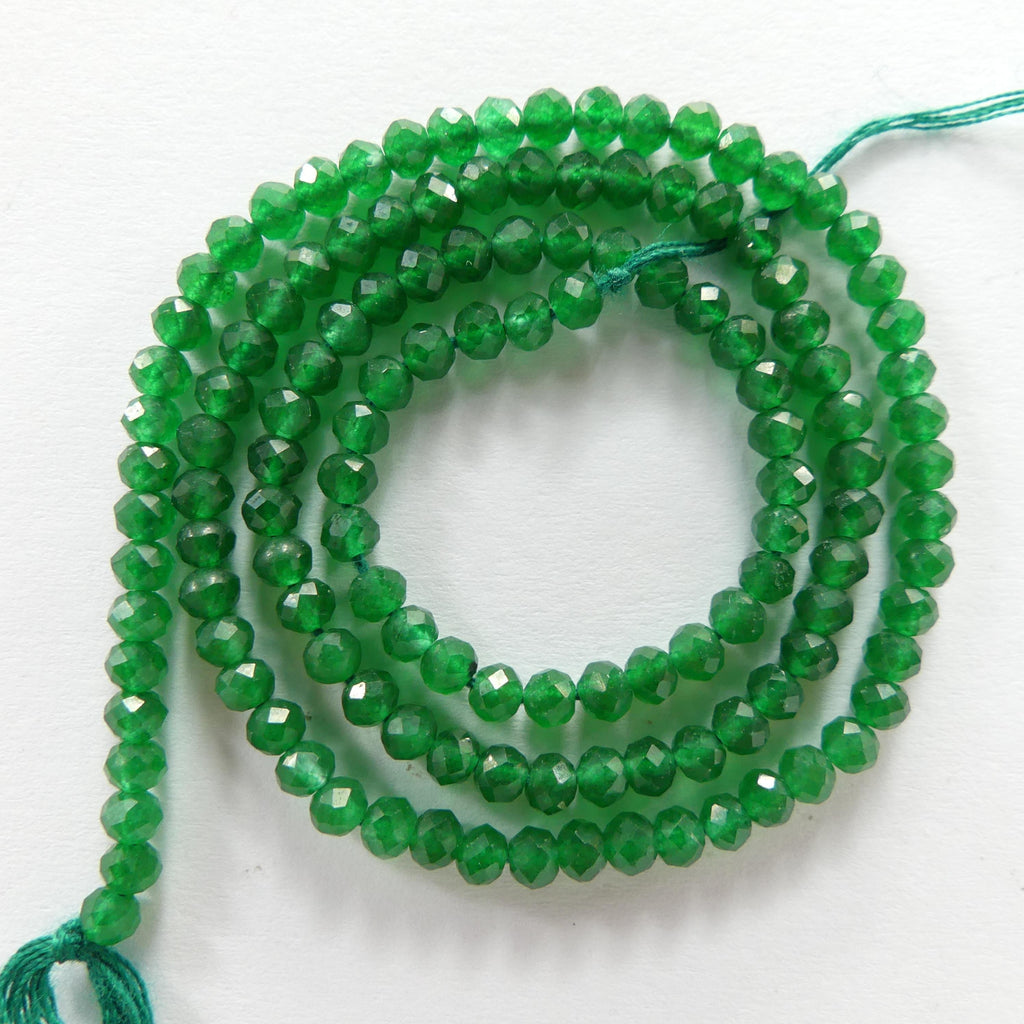 2mm 3mm Natural Green Onyx Beads Micro Faceted Beads 12.5" Natural Onyx Gemstone Beads Beading Crafter Gift DIY jewelry