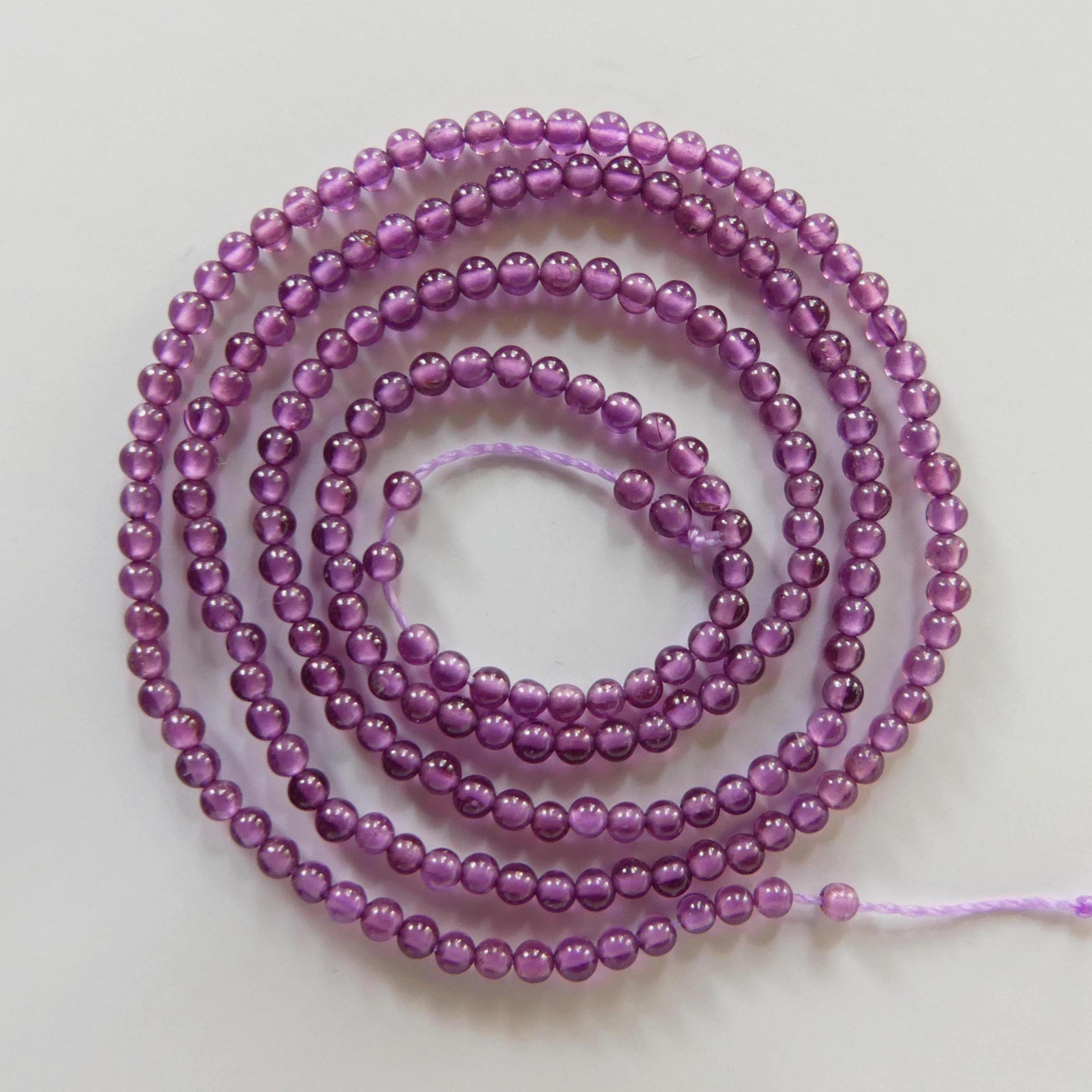 1.9mm 2mm AAA Pink Garnet Beads Faceted Beads 15" Natural Light Rhodolite Garnet Gemstone Beads Beading Crafter Gift