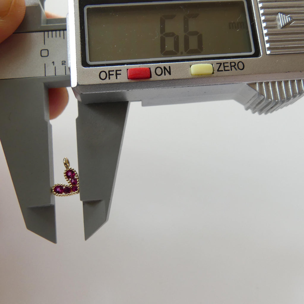 1 Piece 14k Gold Filled Paved Tiny Heart Charm CZ White Green Pink Heart Pendant Mini Heart Jewelry Making DIY Earrings Pendant