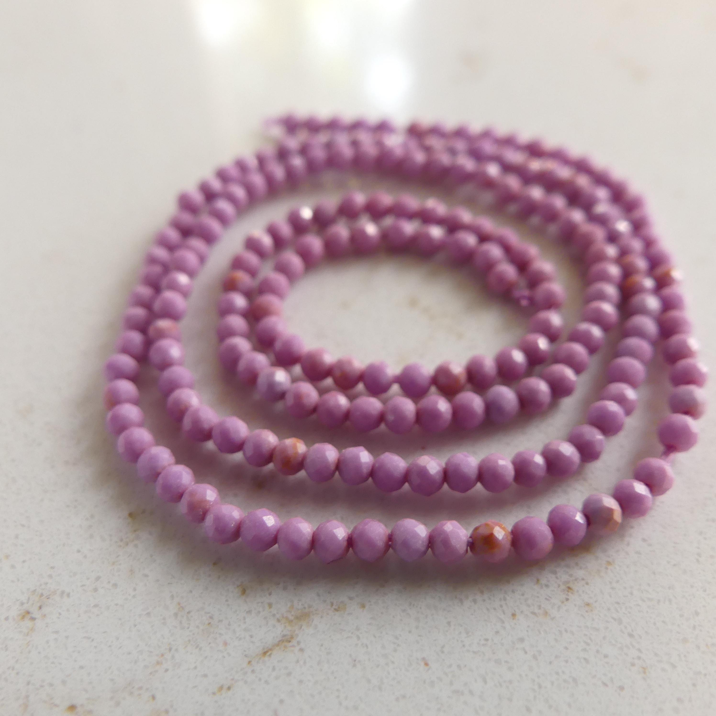 2mm Phosphosiderite Beads Micro Faceted Beads 15" Gemstone Beads Beading Crafter Gift DIY Jewelry Making