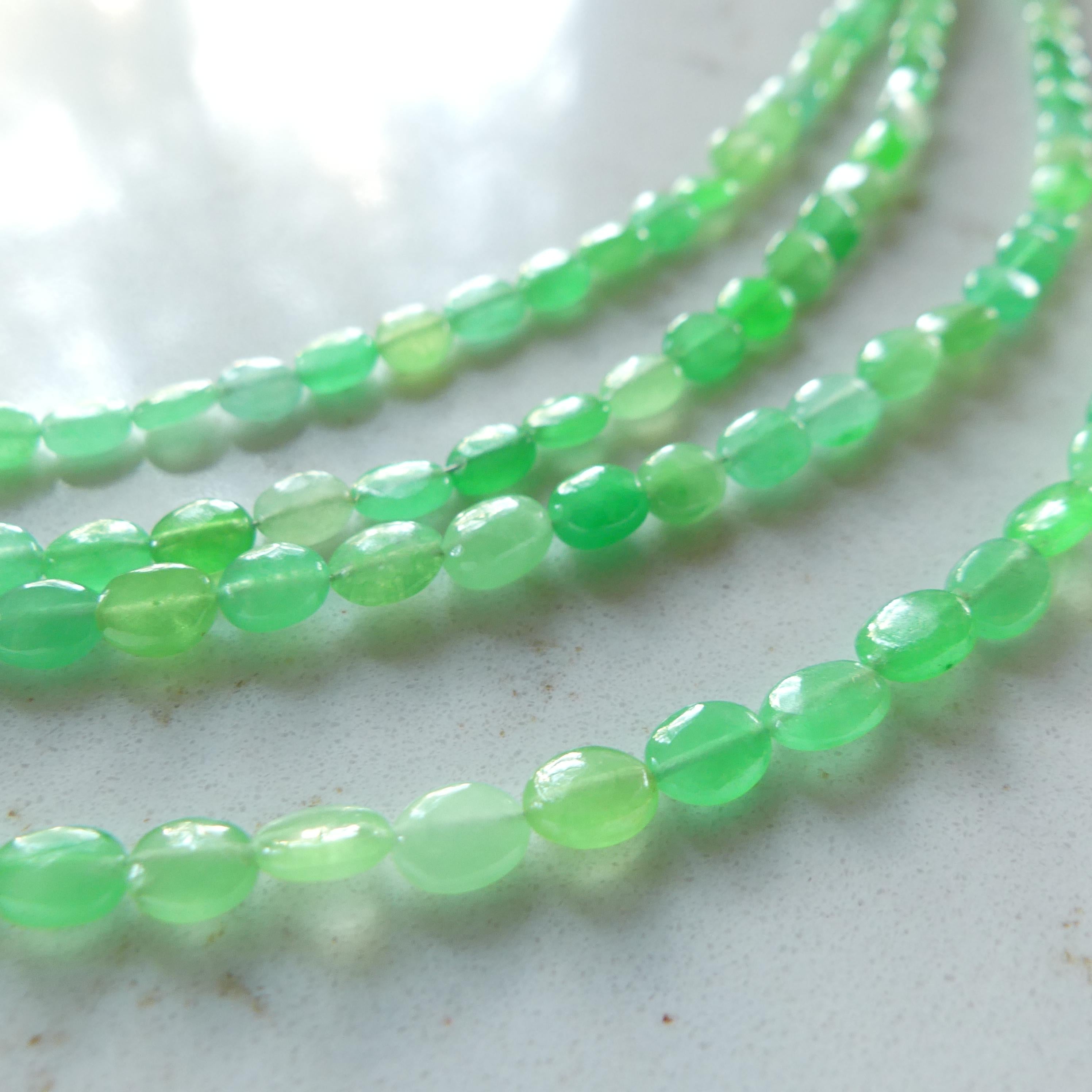 Natural AAA Jade Oval Beads 8" Strand Jadeite Genuine Gemstone Beads Jewelry Making Beading Craft Gift