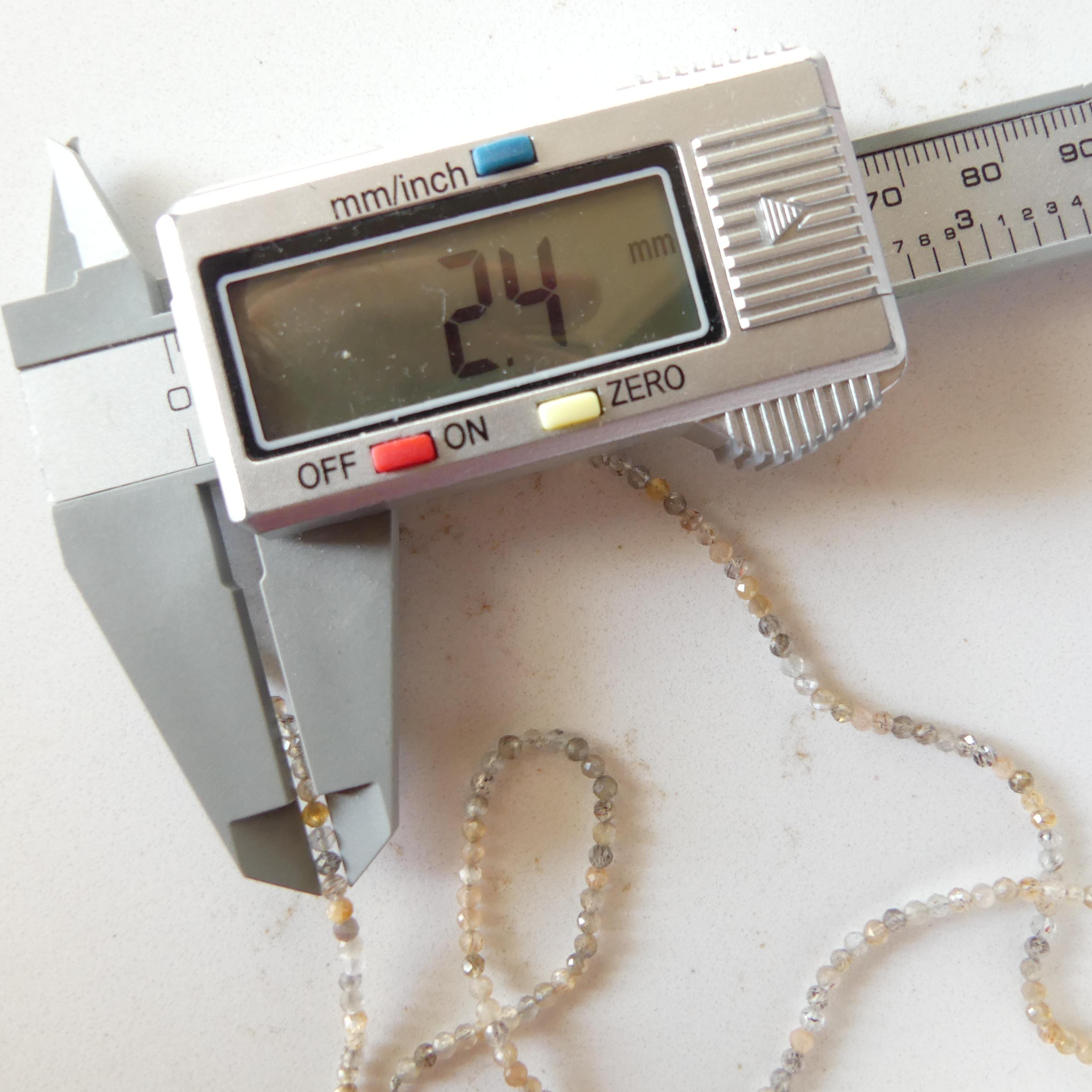 2mm Multi Moonstone Beads 15" Strand Faceted Colorful Moonstone Gemstone Beads Beading Crafter Gift June Birthstone DIY Jewelry