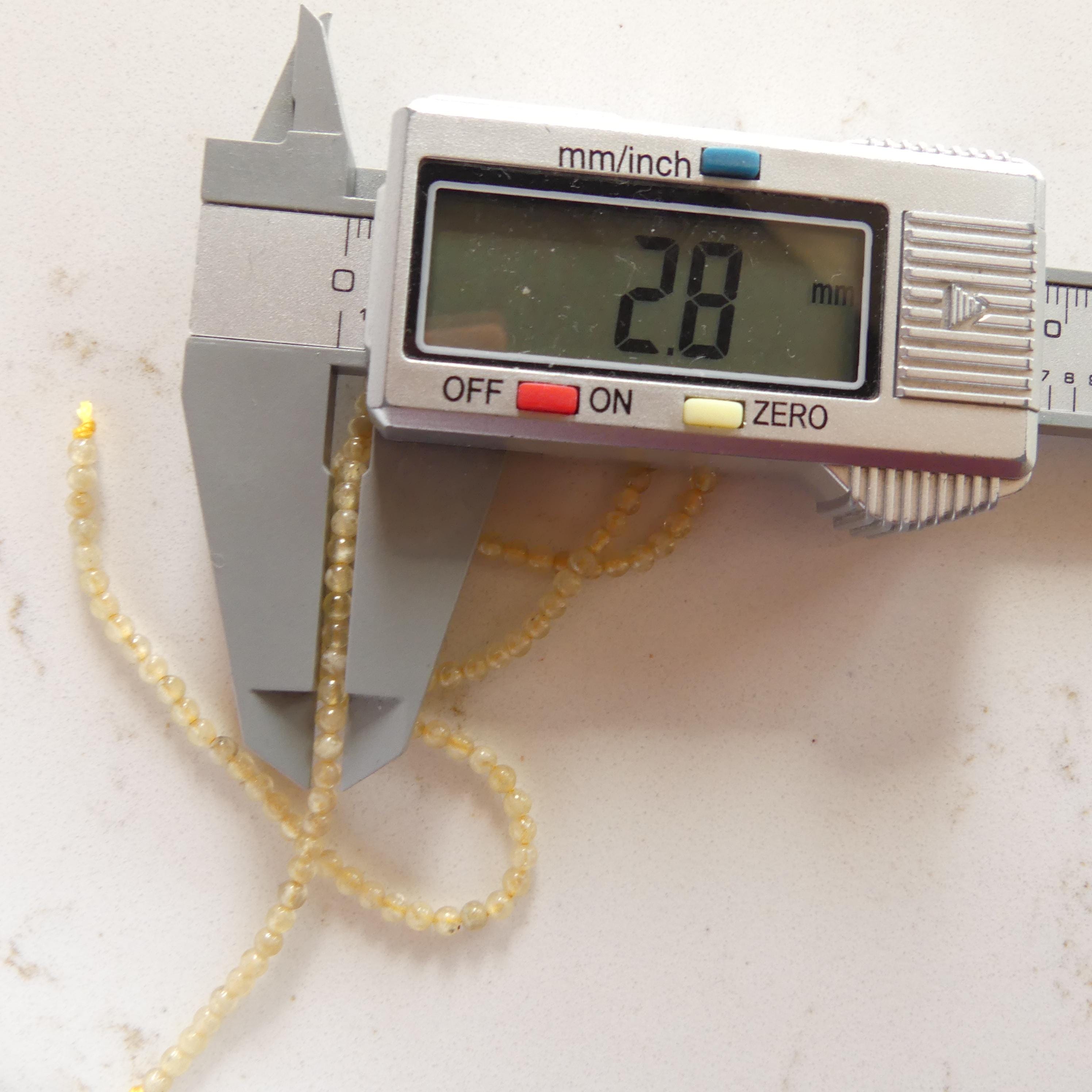 RARE 2mm 3mm Mali Garnet Beads Smooth Yellow Garnet Beads 15" Natural Gemstone Beads Beading Crafter Gift Spacer beads