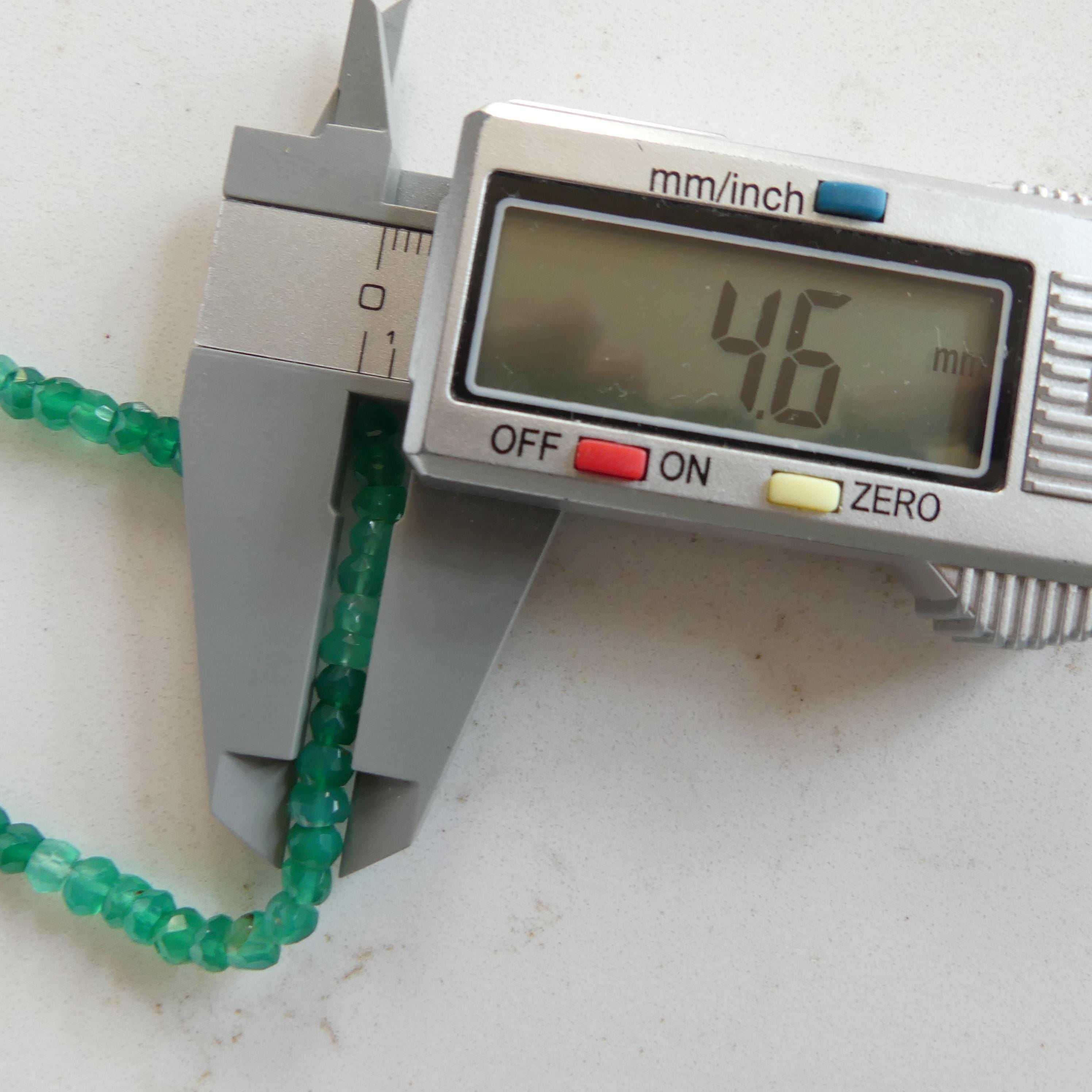 4mm Natural Green Onyx Beads Micro Faceted Beads 13" Natural Onyx Gemstone Beads Beading Crafter Gift DIY jewelry