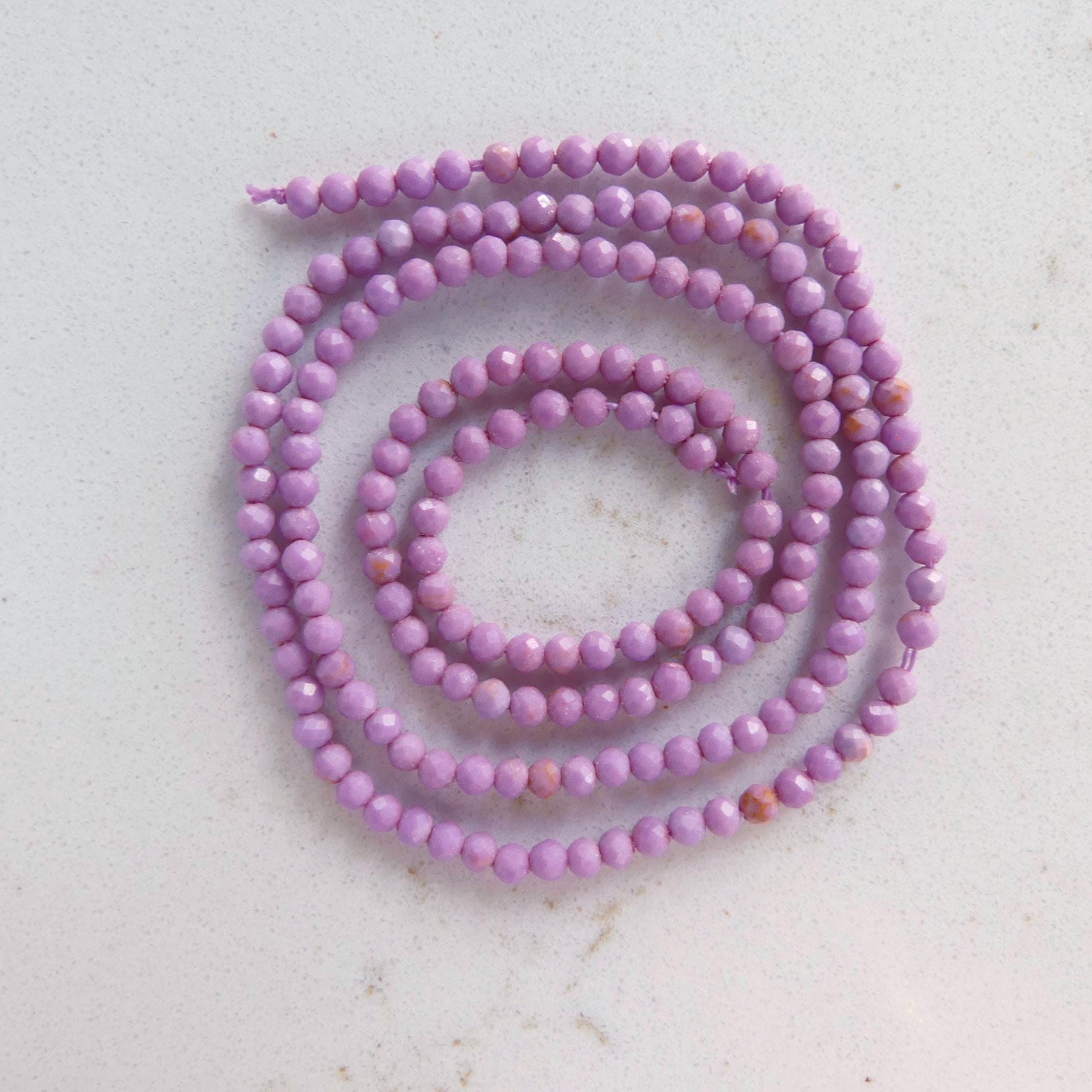 2mm Phosphosiderite Beads Micro Faceted Beads 15" Gemstone Beads Beading Crafter Gift DIY Jewelry Making