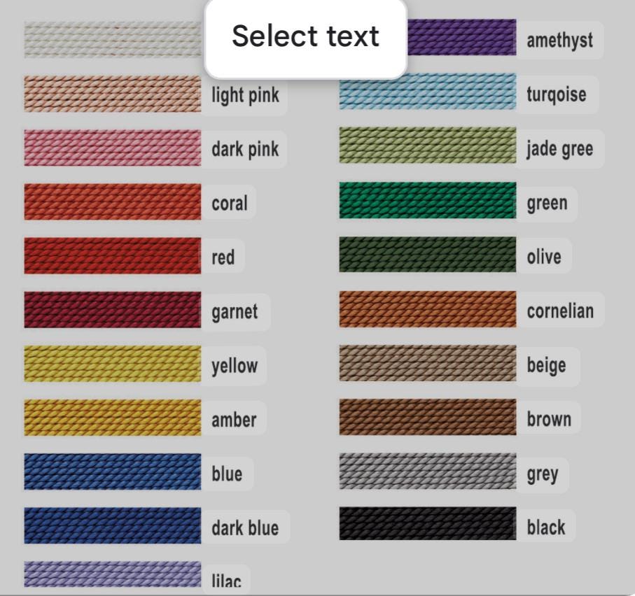 Griffin 100% Silk Thread with Needle Size 2 3 4 Beading Knotting DIY Jewelry Cord Pink Lilac Blue Jade Green Turquoise Coral Yellow