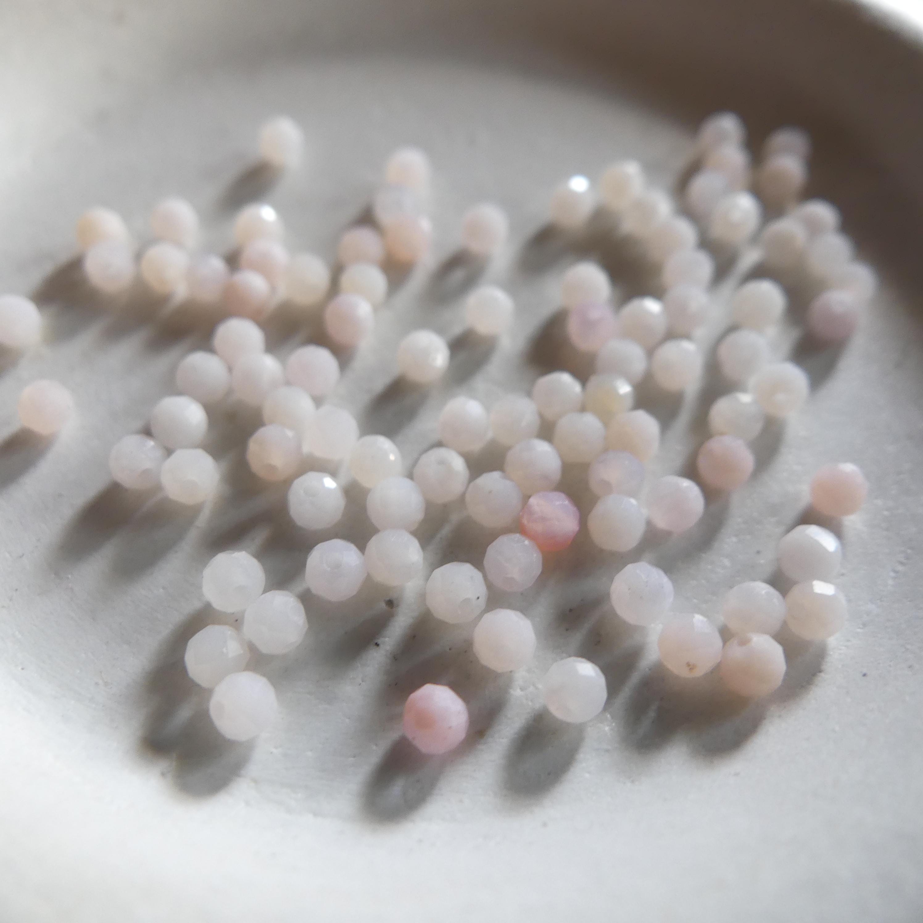 2.5mm AAA Peruvian Pink Opal Beads 15" Pink Opal Genuine Gemstone Beads Natural Opal for Jewelry Making Beading Craft Gift Beads